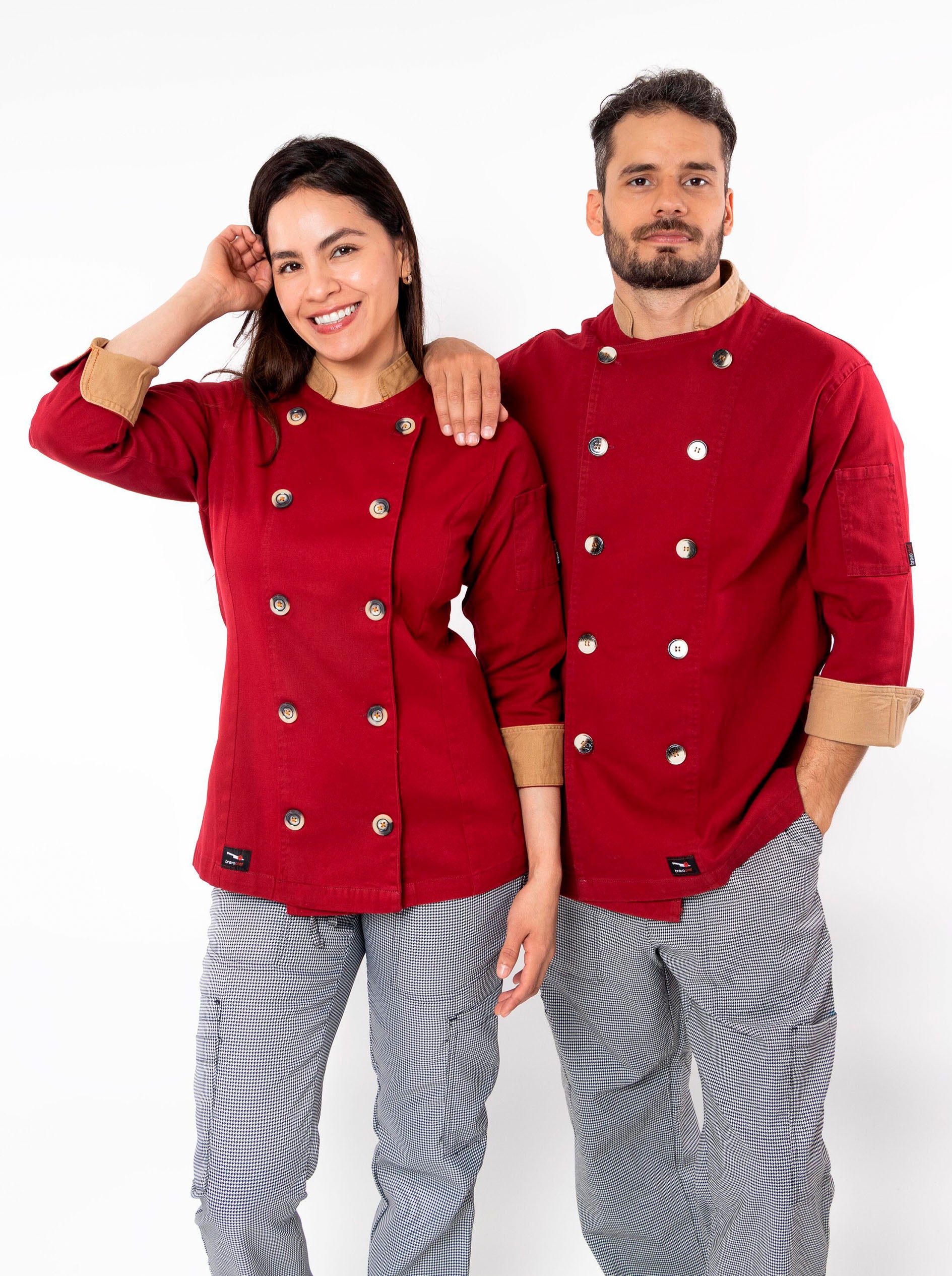 FILIPINA CHEF CORTE REGULAR MILÁN MUJER #Color_Rojo