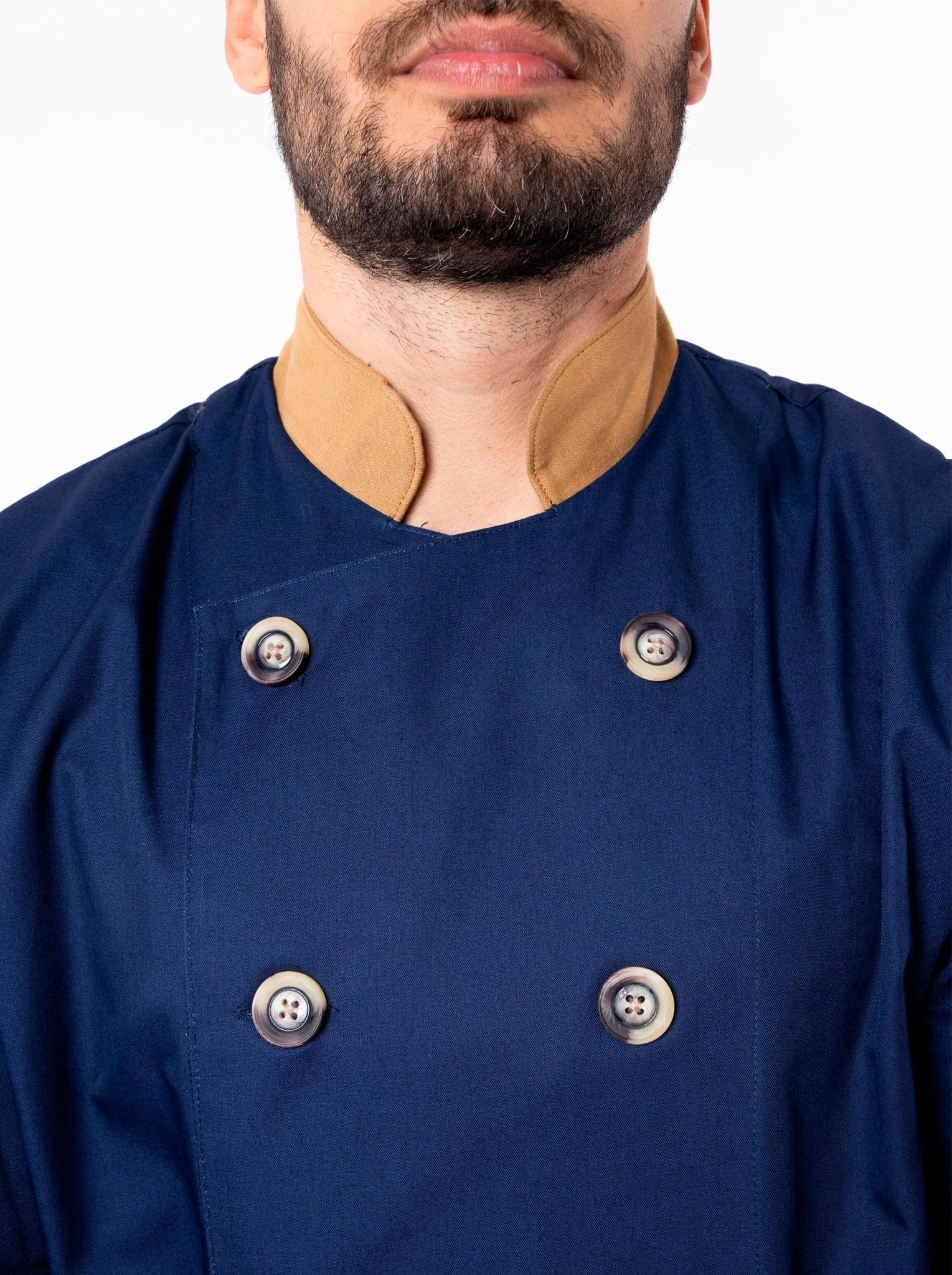 FILIPINA DE CHEF CORTE REGULAR MILÁN HOMBRE #Color_Azul Marino