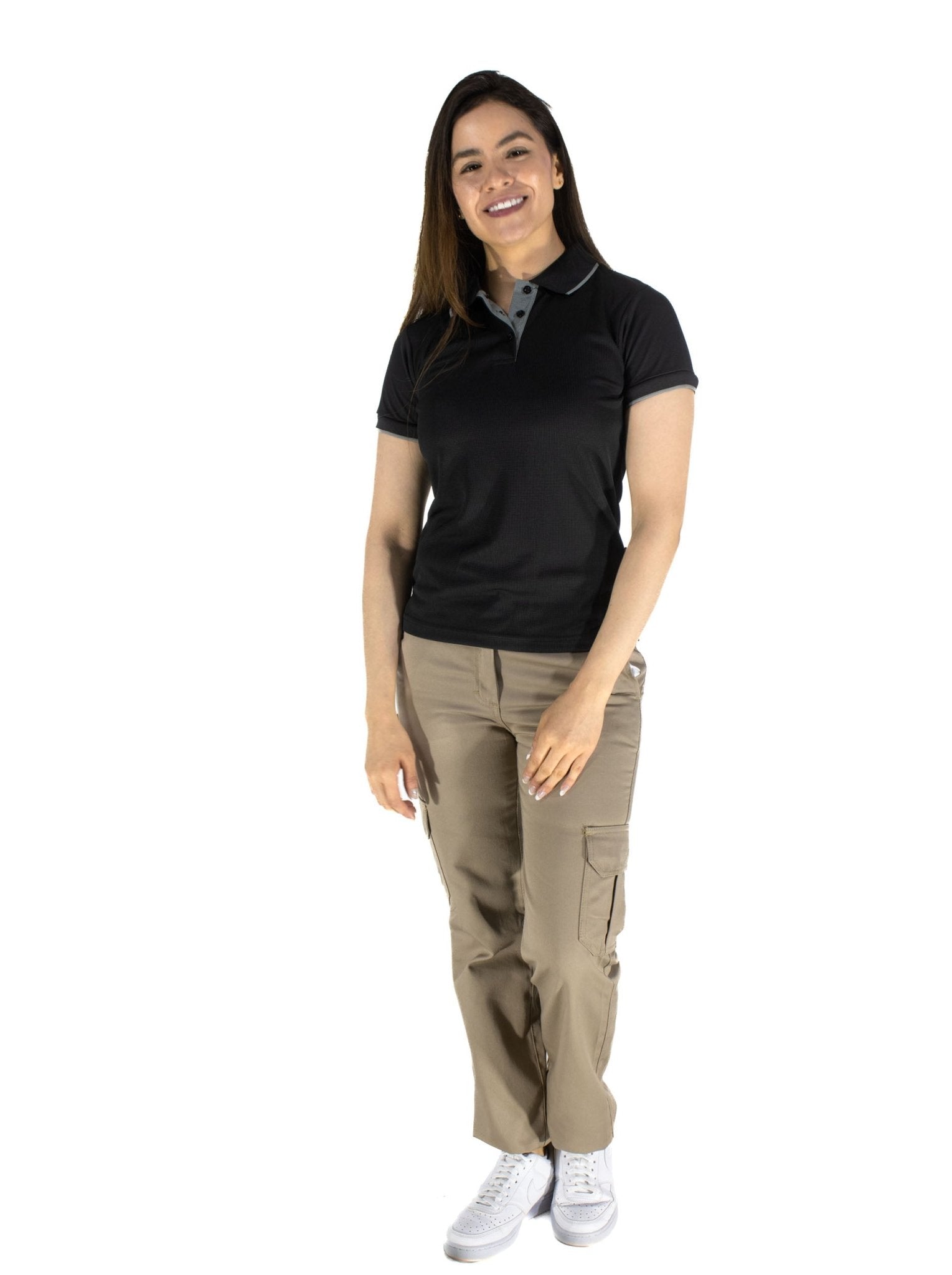 PLAYERA POLO BUENOS AIRES MUJER #Color_Negro