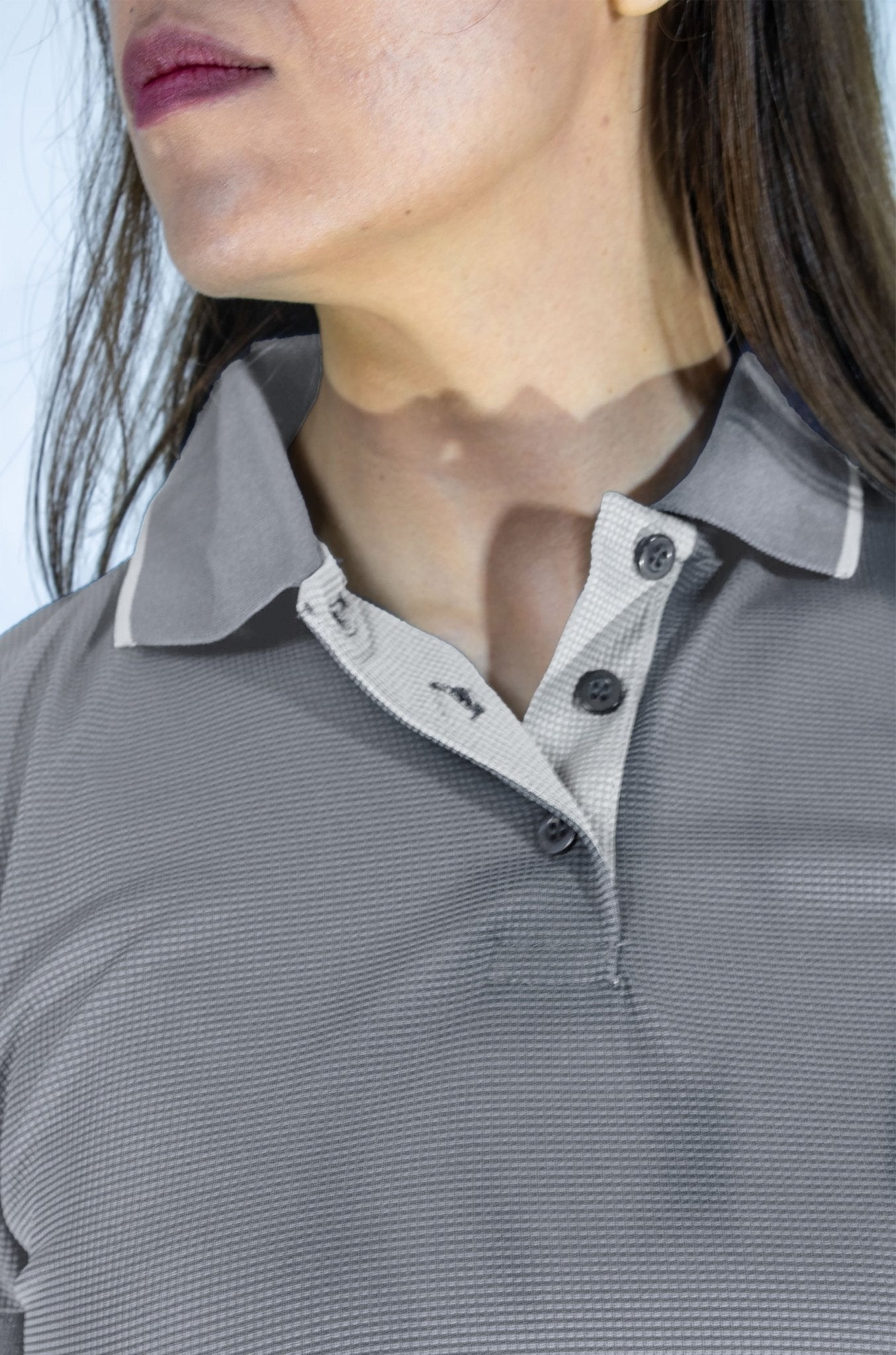 PLAYERA POLO BUENOS AIRES MUJER #Color_Gris