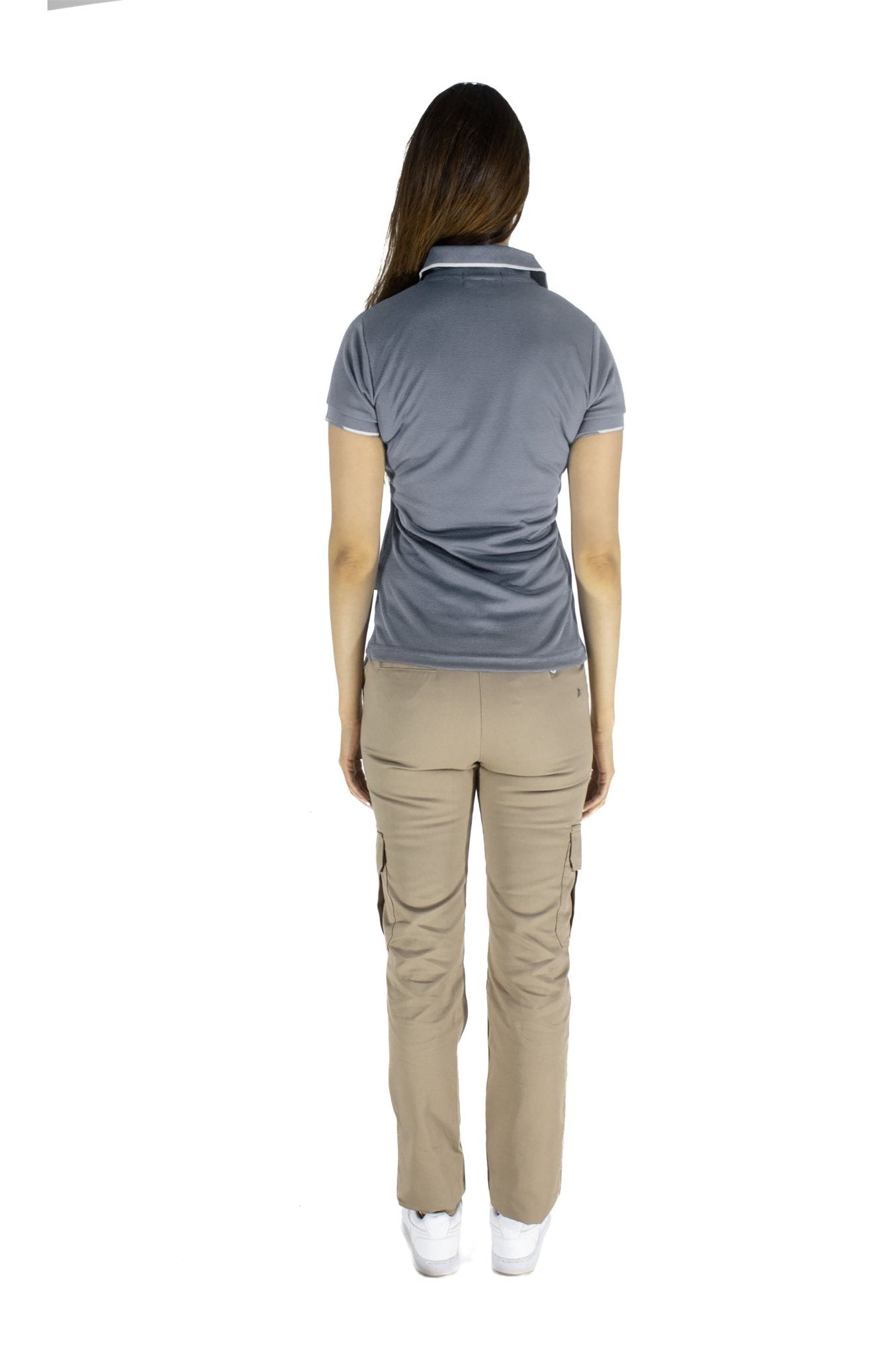 PLAYERA POLO BUENOS AIRES MUJER #Color_Gris