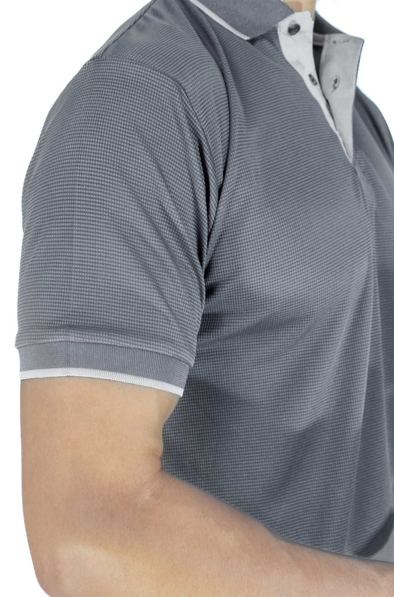 PLAYERA POLO BUENOS AIRES HOMBRE #Color_Gris