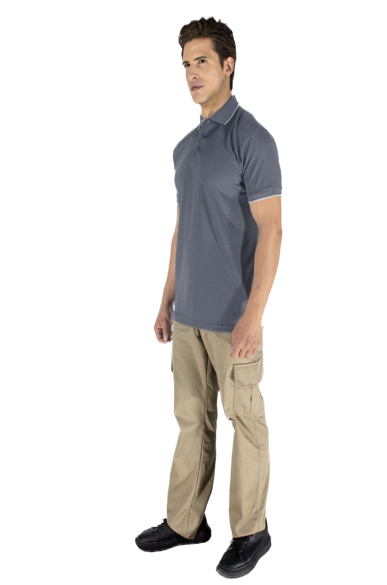 PLAYERA POLO BUENOS AIRES HOMBRE #Color_Gris