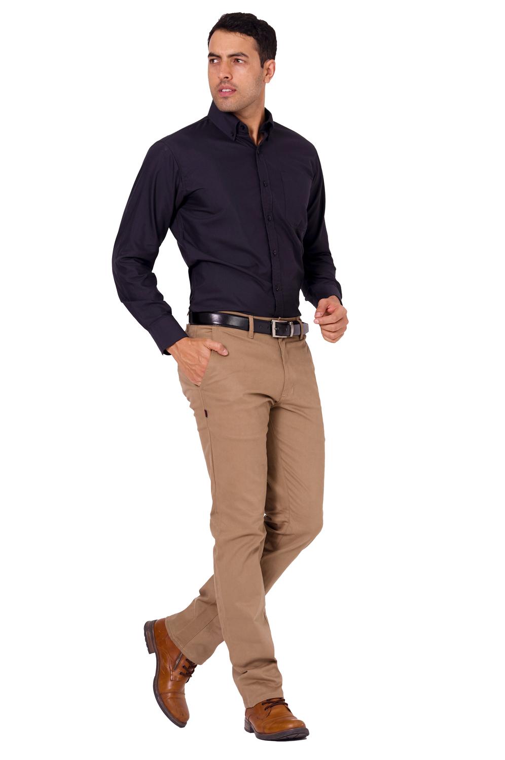 PANTALÓN CASUAL DETROIT HOMBRE #Color_Cafe