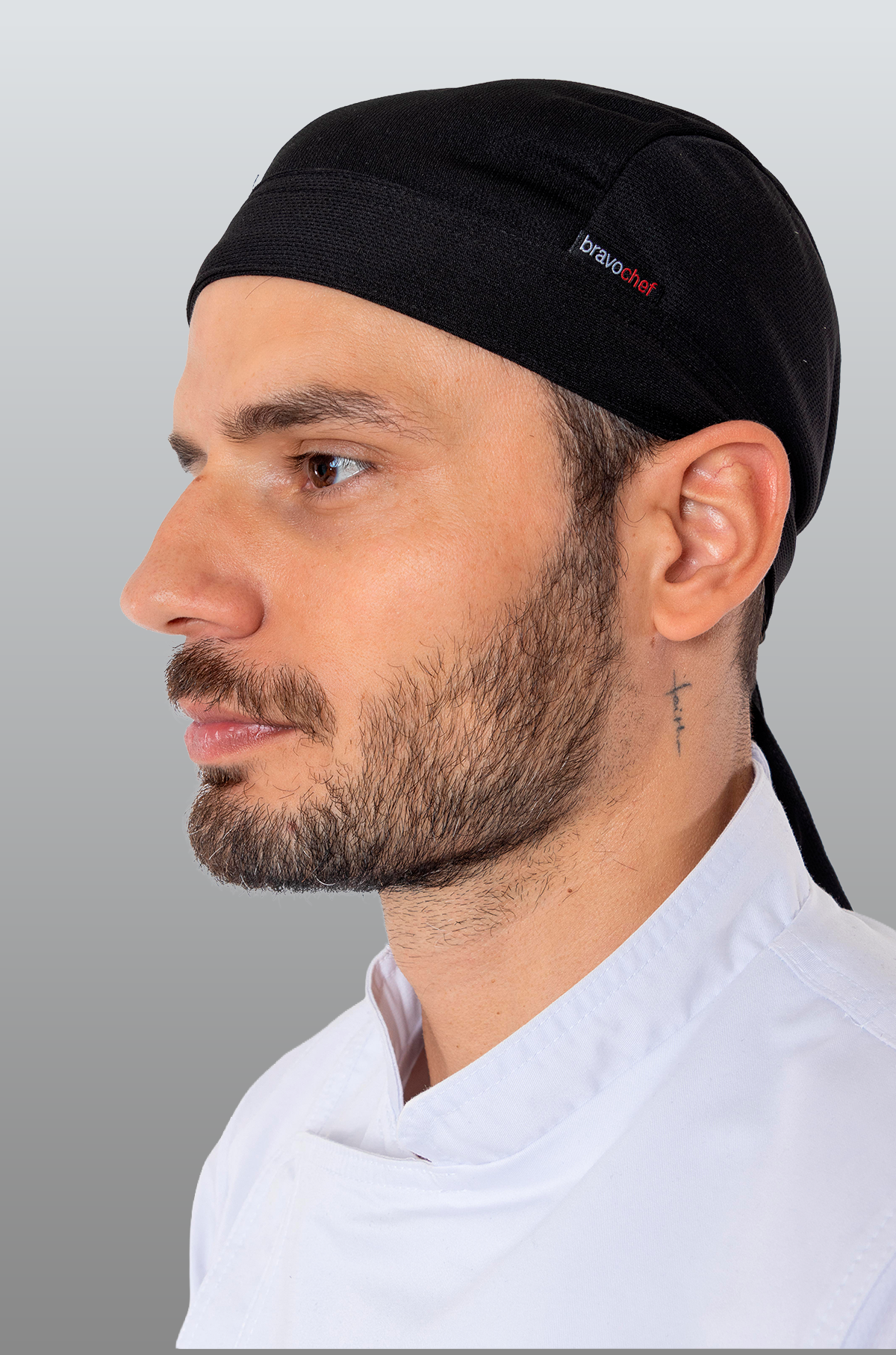 COFIA GORRO PARA CHEF KIOTO UNISEX #Color_Negro