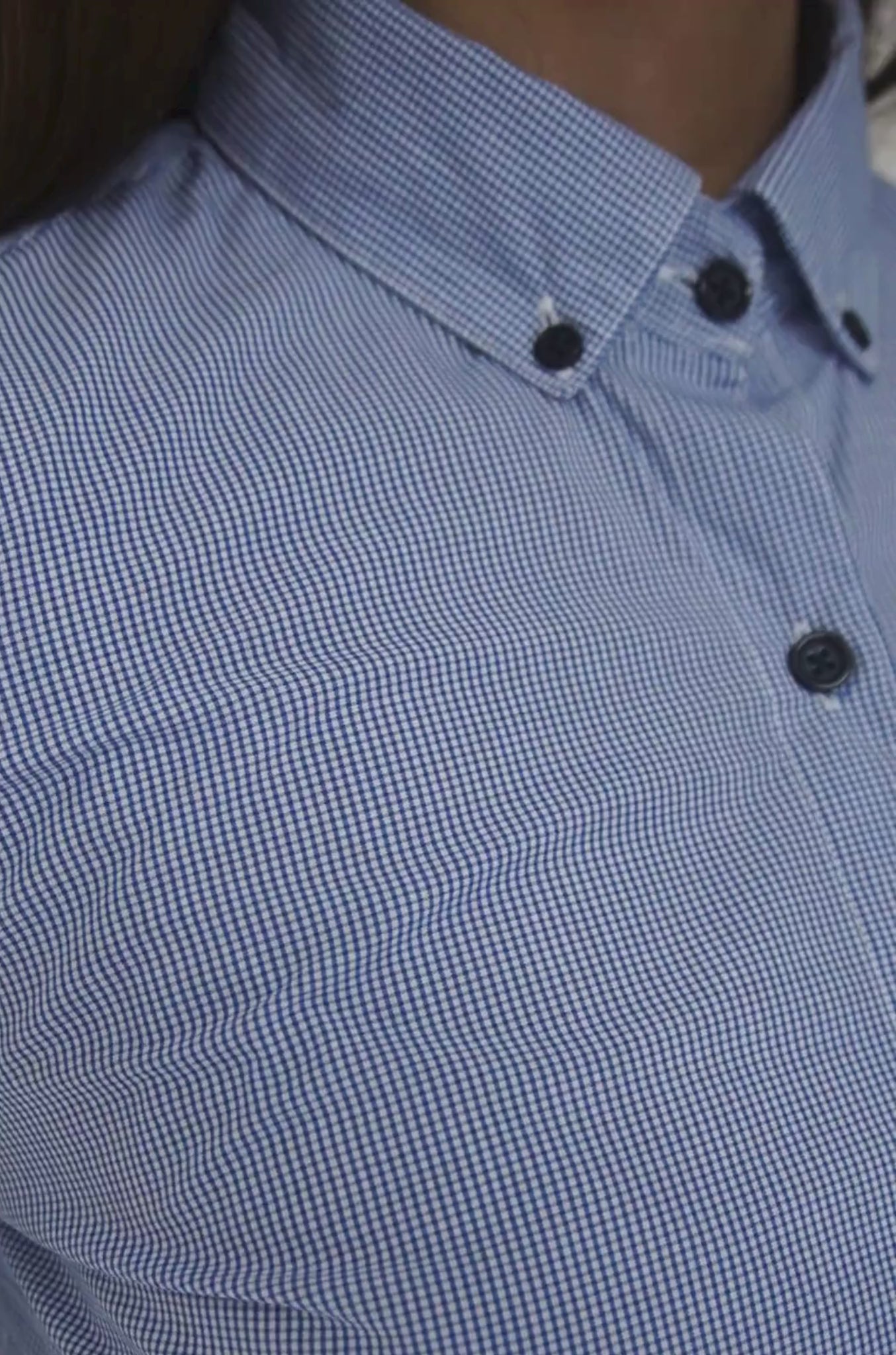 CAMISA EJECUTIVA LEÓN DAMA #Color_Cuadros Azules