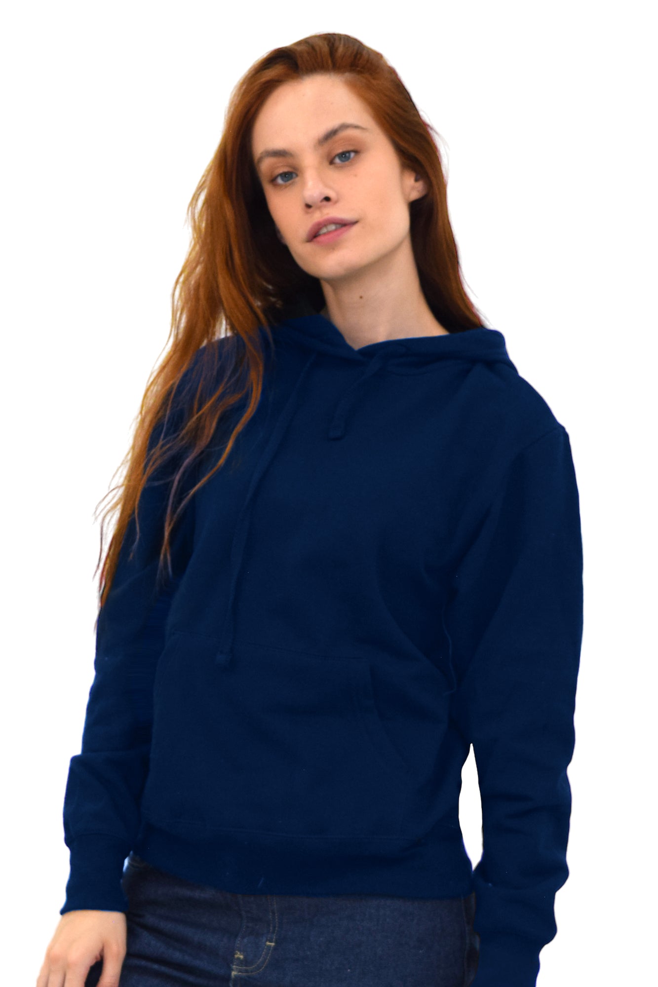 SUDADERA CON CAPUCHA AMBERES UNISEX #Color_Azul