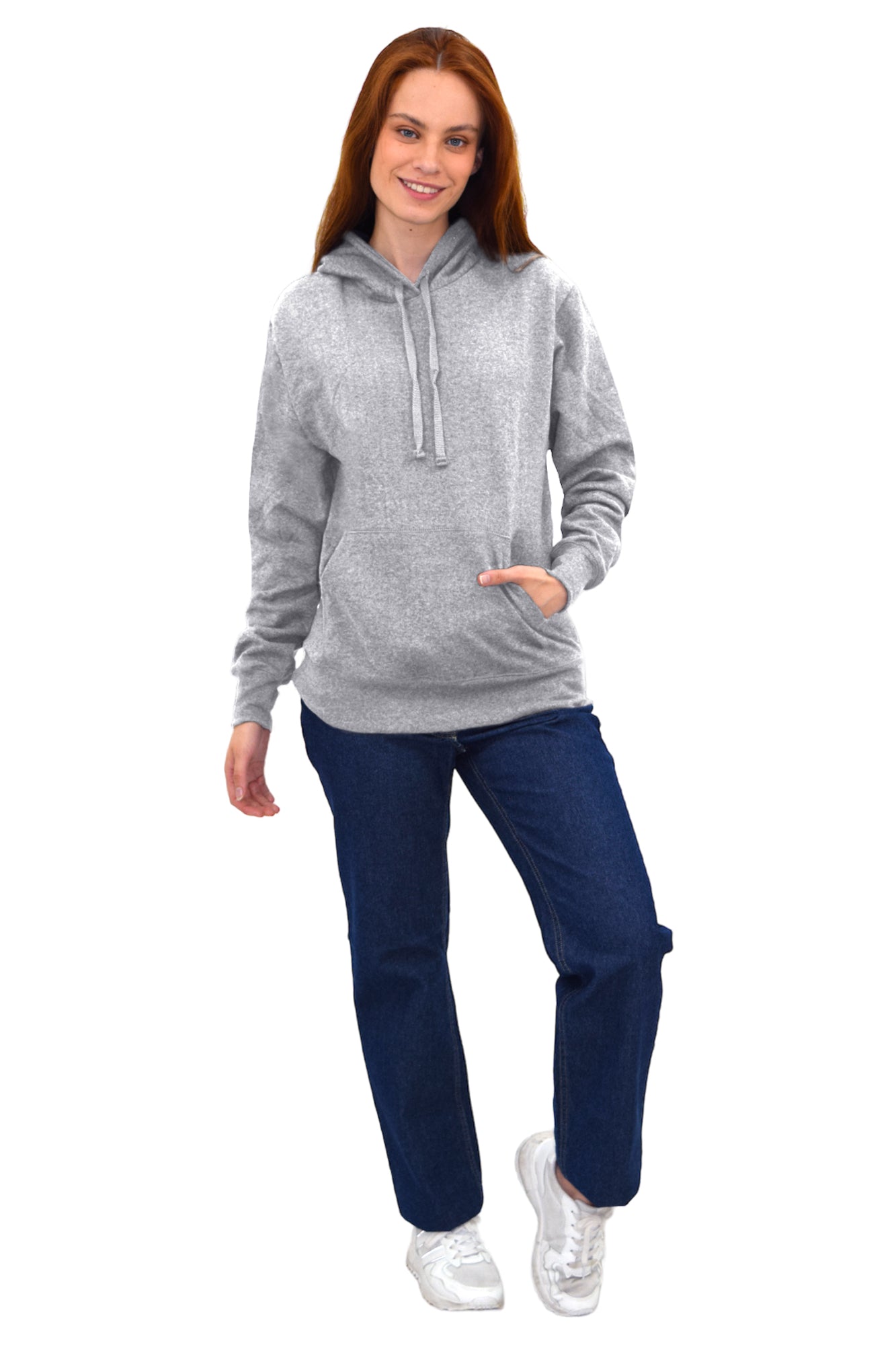 SUDADERA CON CAPUCHA AMBERES UNISEX #Color_Gris