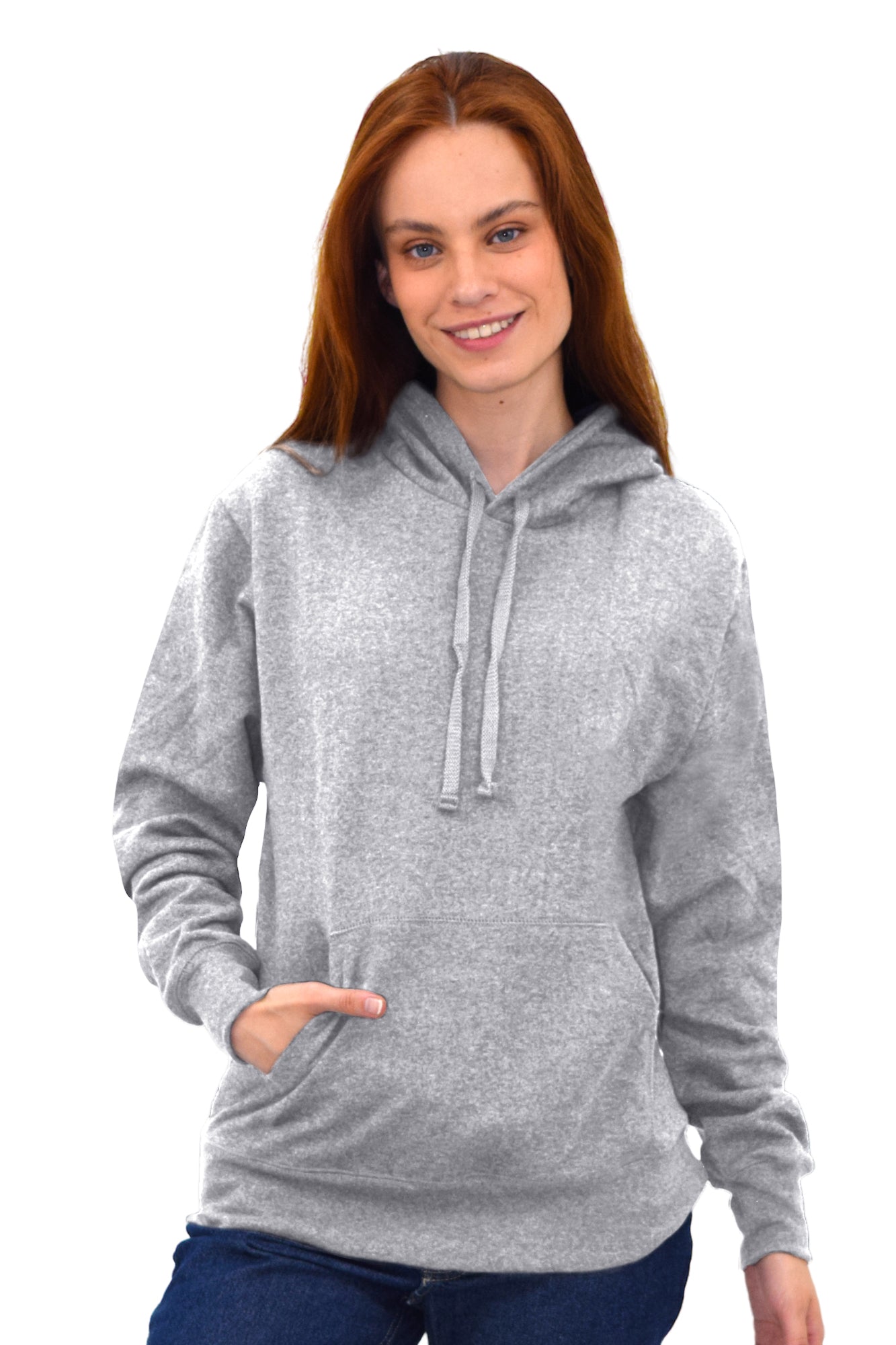 SUDADERA CON CAPUCHA AMBERES UNISEX #Color_Gris