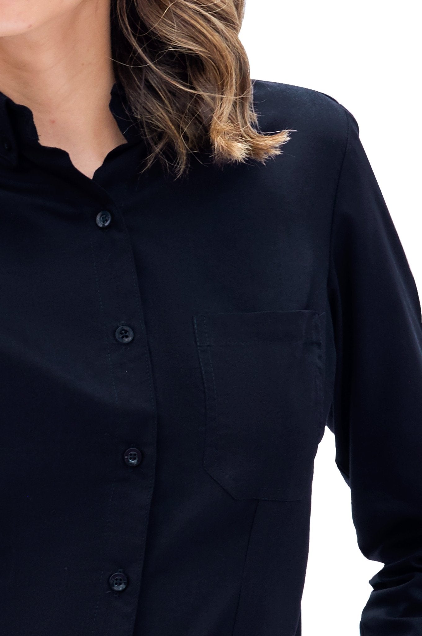 CAMISA FORMAL MANGA LARGA BERLÍN MUJER #Color_Azul Marino