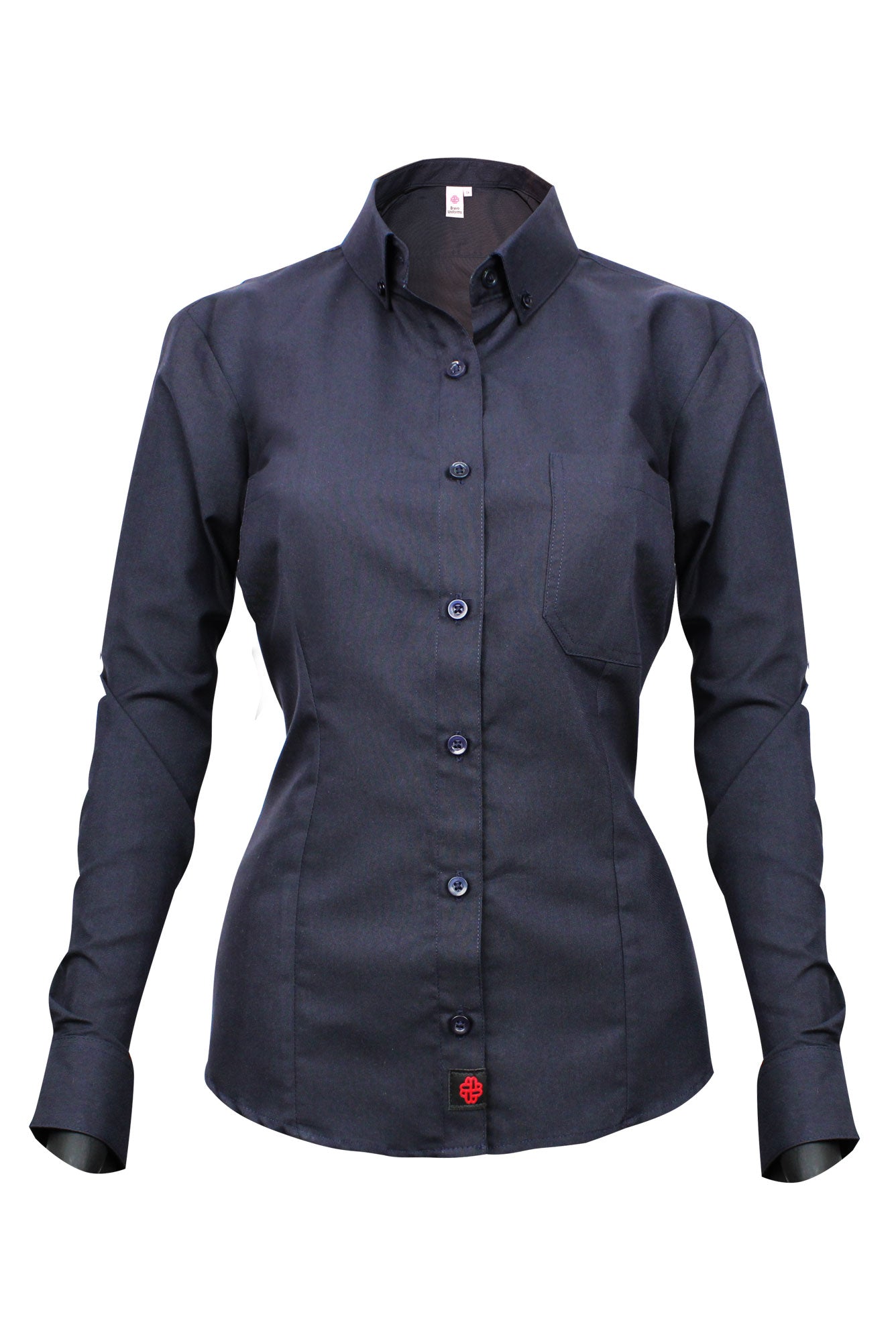 CAMISA FORMAL MANGA LARGA BERLÍN MUJER #Color_Azul Marino