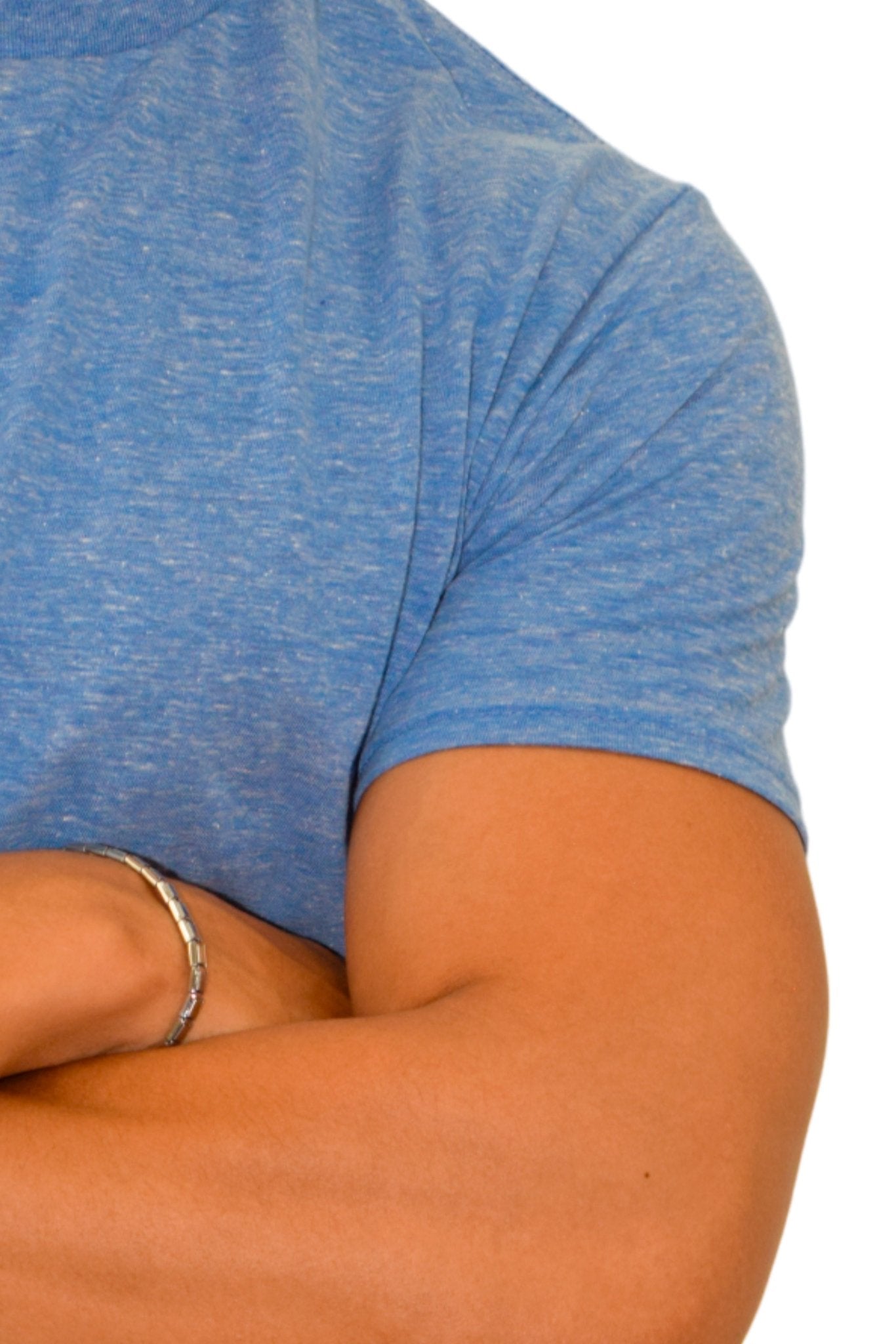 PLAYERA CUELLO REDONDO JASPE SPARTA HOMBRE #Color_Azul Celeste