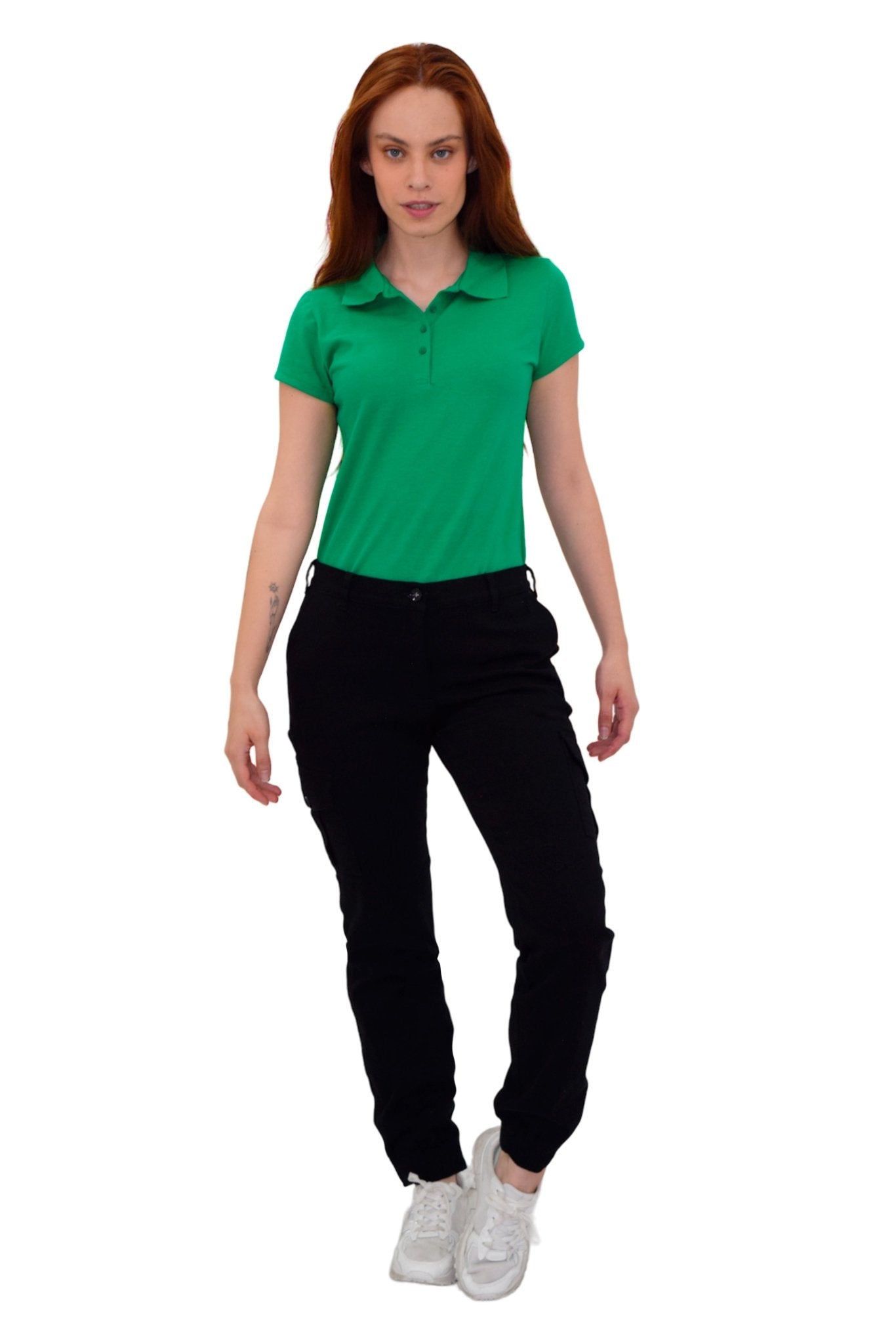PLAYERA TIPO POLO ESTAMBUL MUJER #Color_Verde
