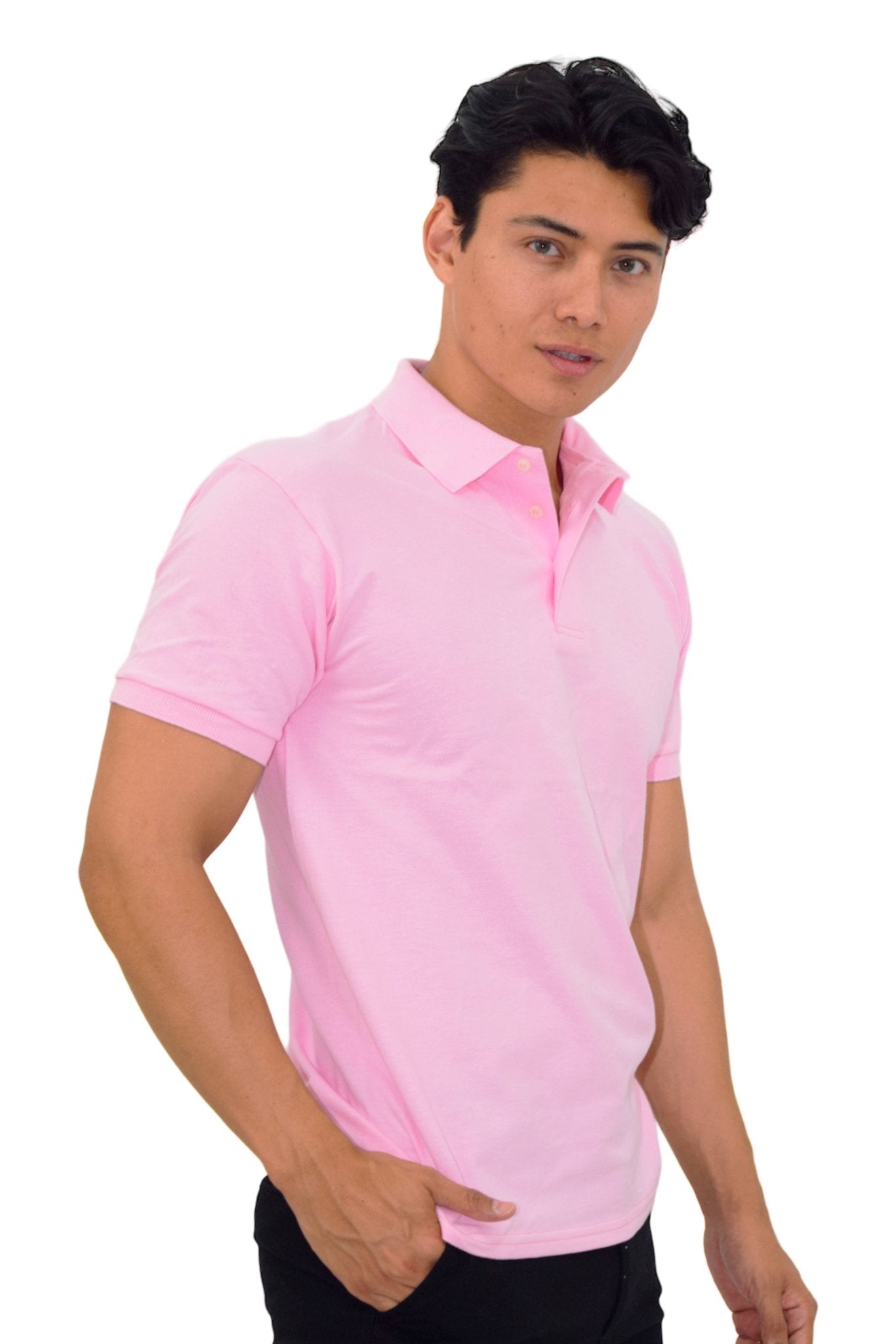 PLAYERA TIPO POLO ESTAMBUL HOMBRE #Color_Rosa