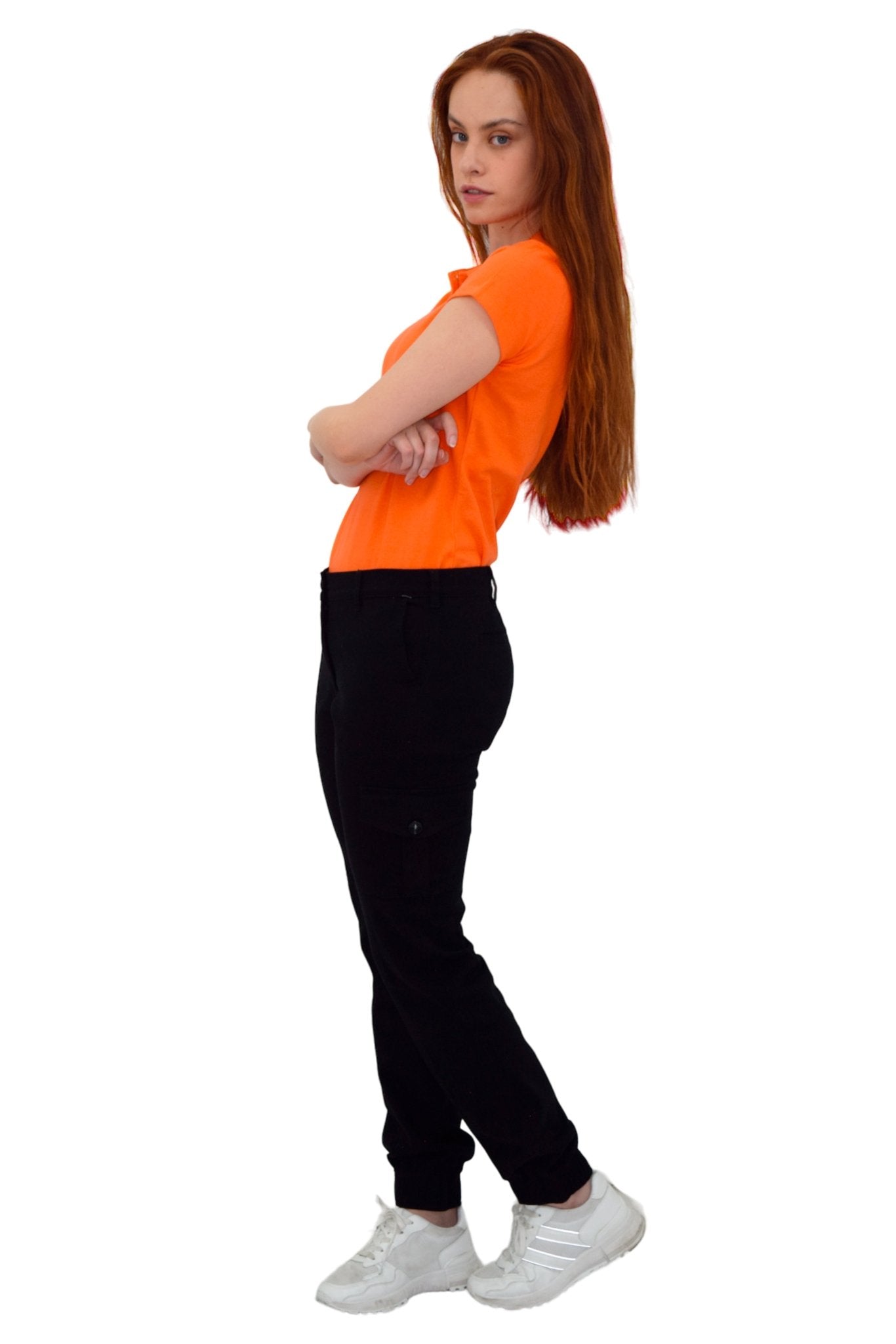 PLAYERA TIPO POLO ESTAMBUL MUJER #Color_Naranja