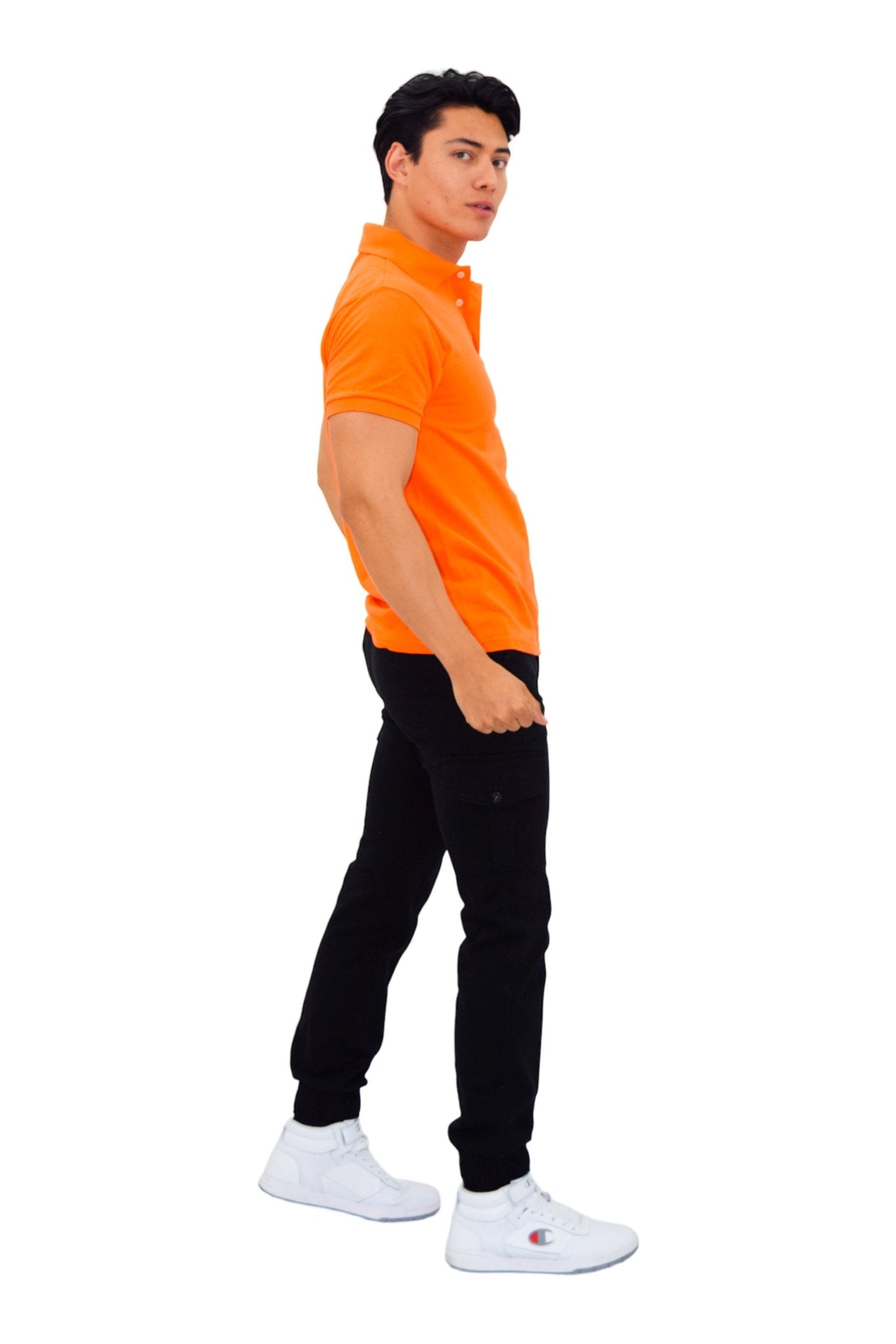 PLAYERA TIPO POLO ESTAMBUL HOMBRE #Color_Naranja