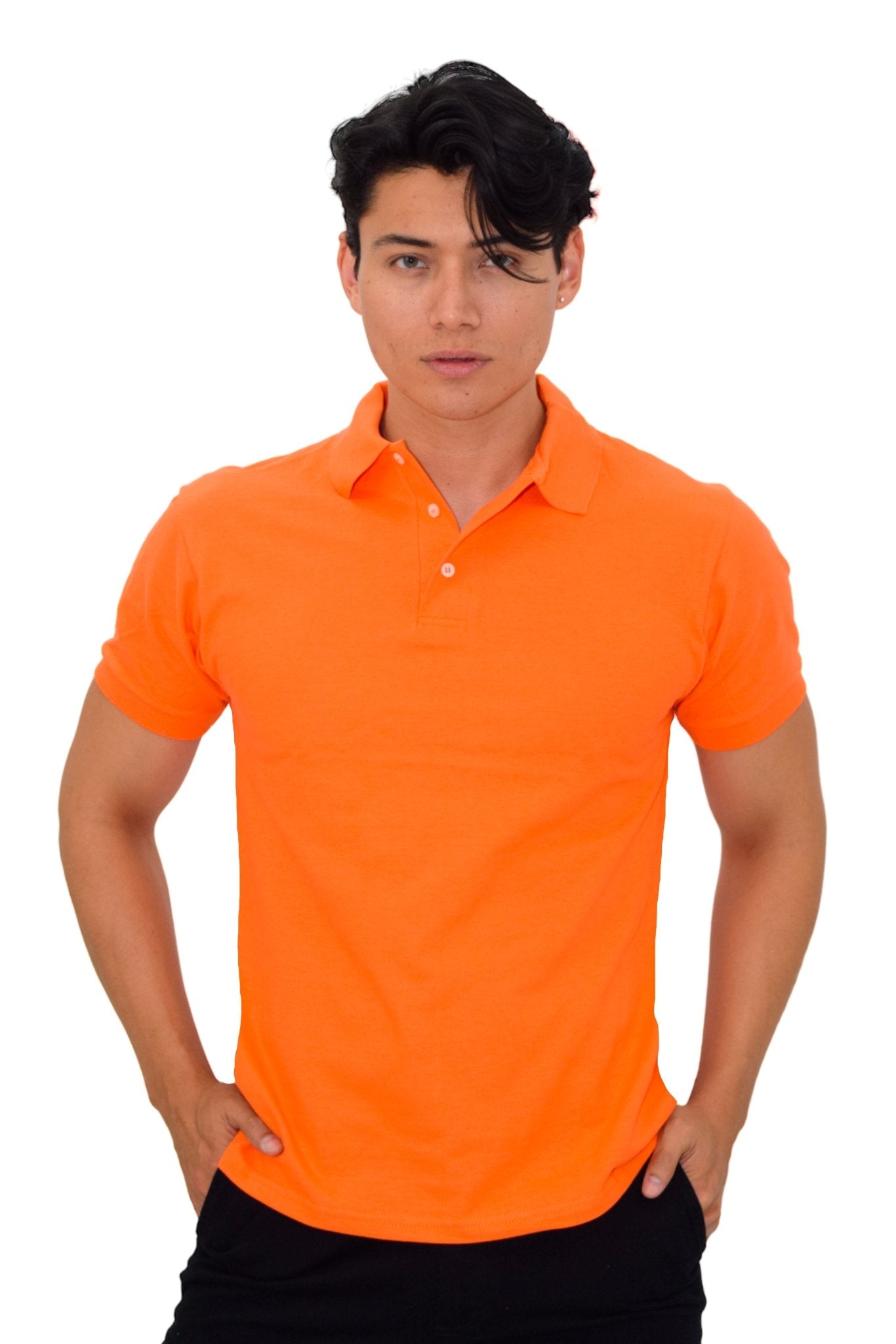 PLAYERA TIPO POLO ESTAMBUL HOMBRE #Color_Naranja