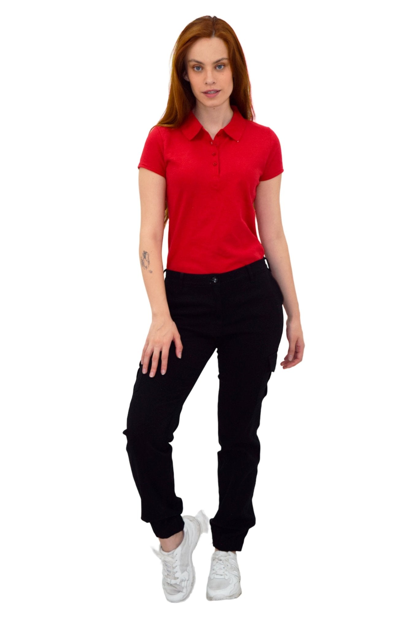 PLAYERA TIPO POLO ESTAMBUL MUJER #Color_Rojo