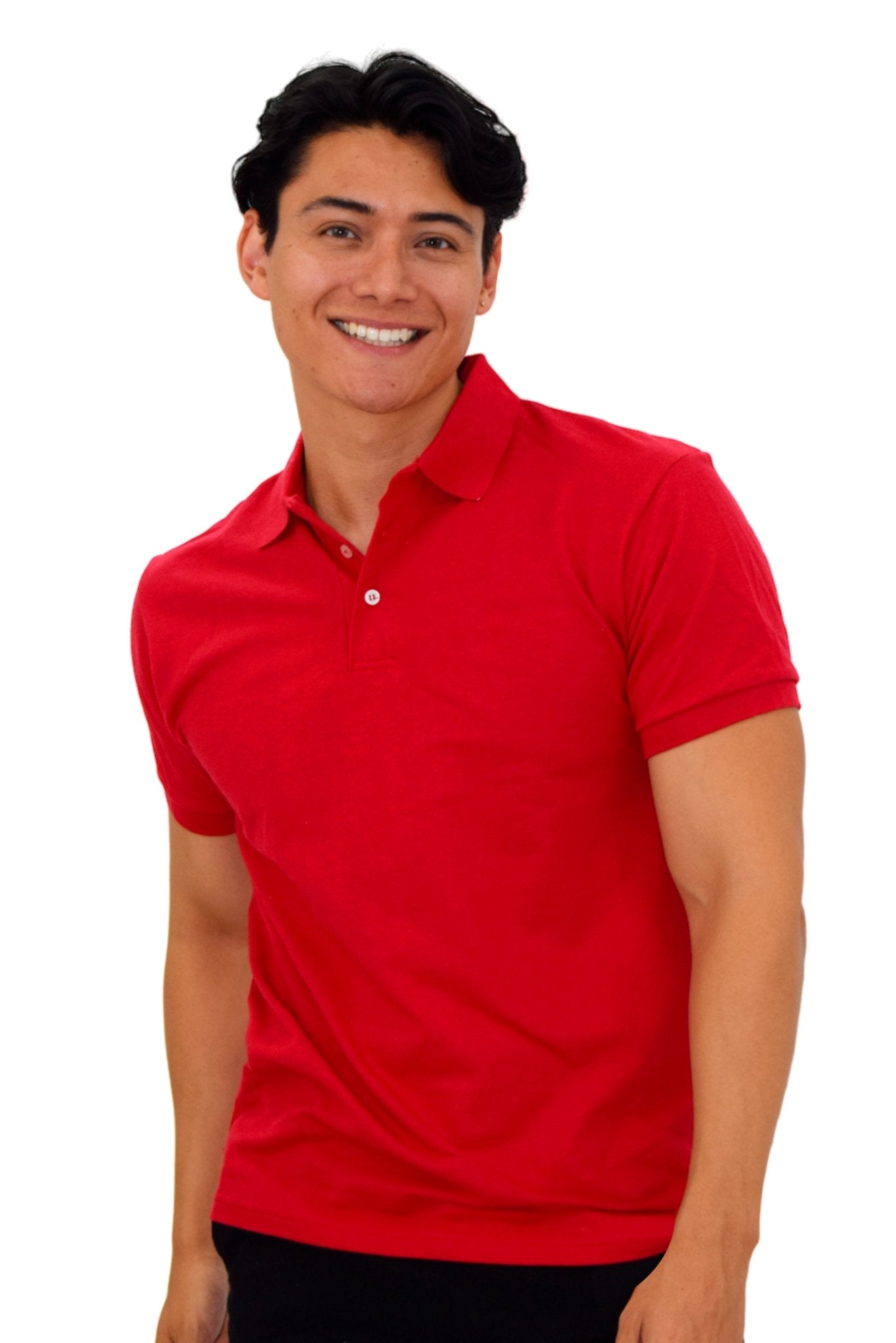 PLAYERA TIPO POLO ESTAMBUL HOMBRE #Color_Rojo