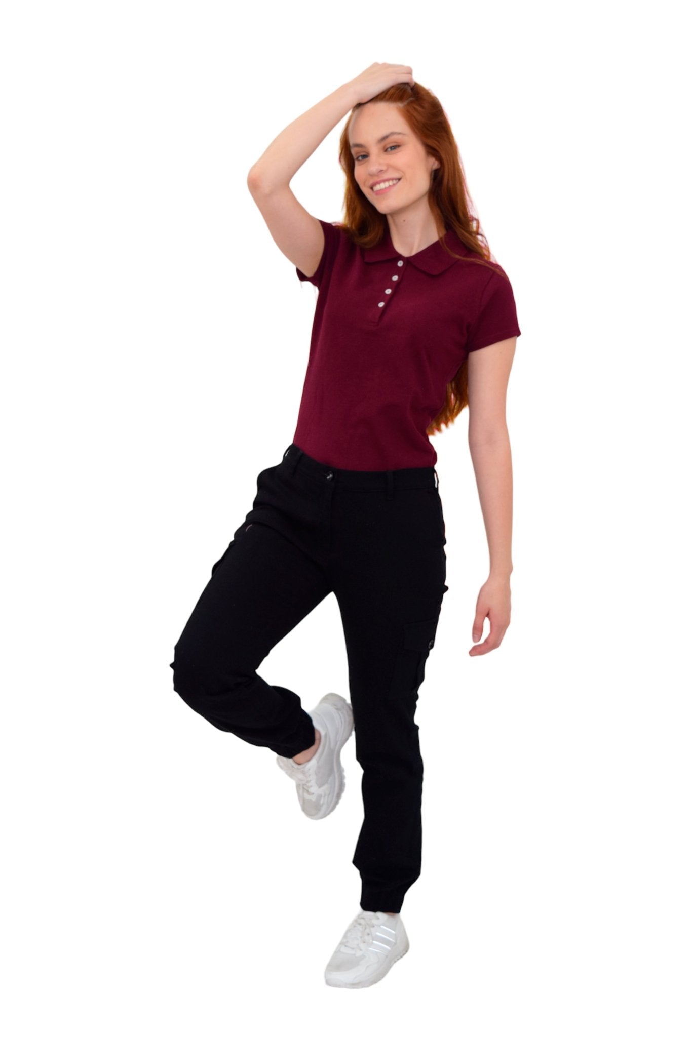 PLAYERA TIPO POLO ESTAMBUL MUJER #Color_Vino