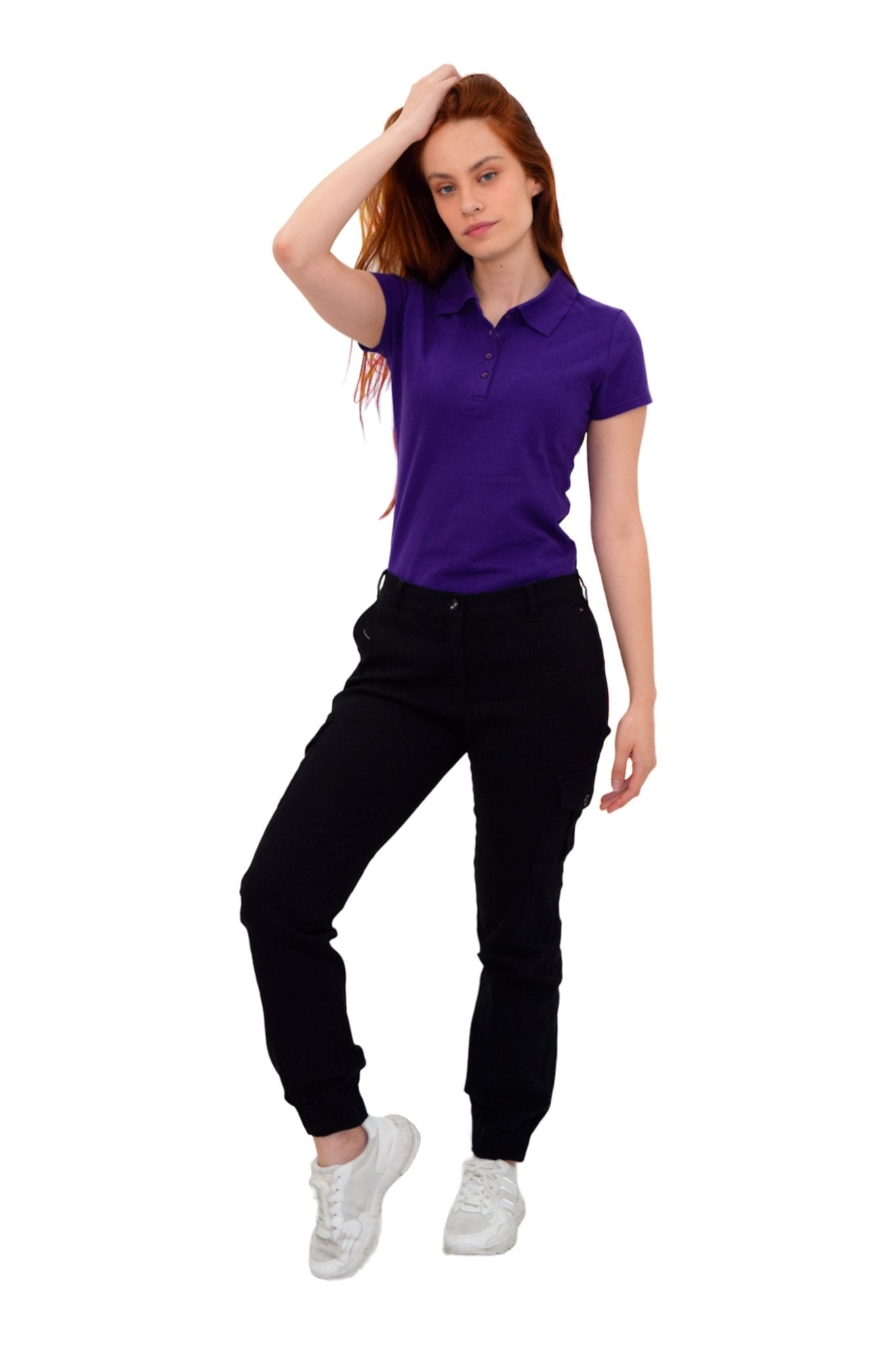 PLAYERA TIPO POLO ESTAMBUL MUJER #Color_Púrpura