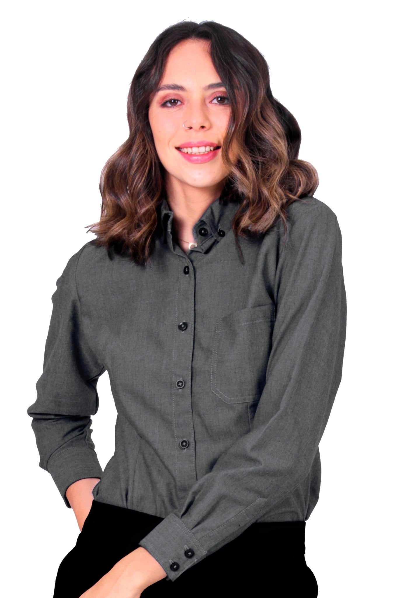 BLUSA FORMAL MANGA LARGA MONTENEGRO