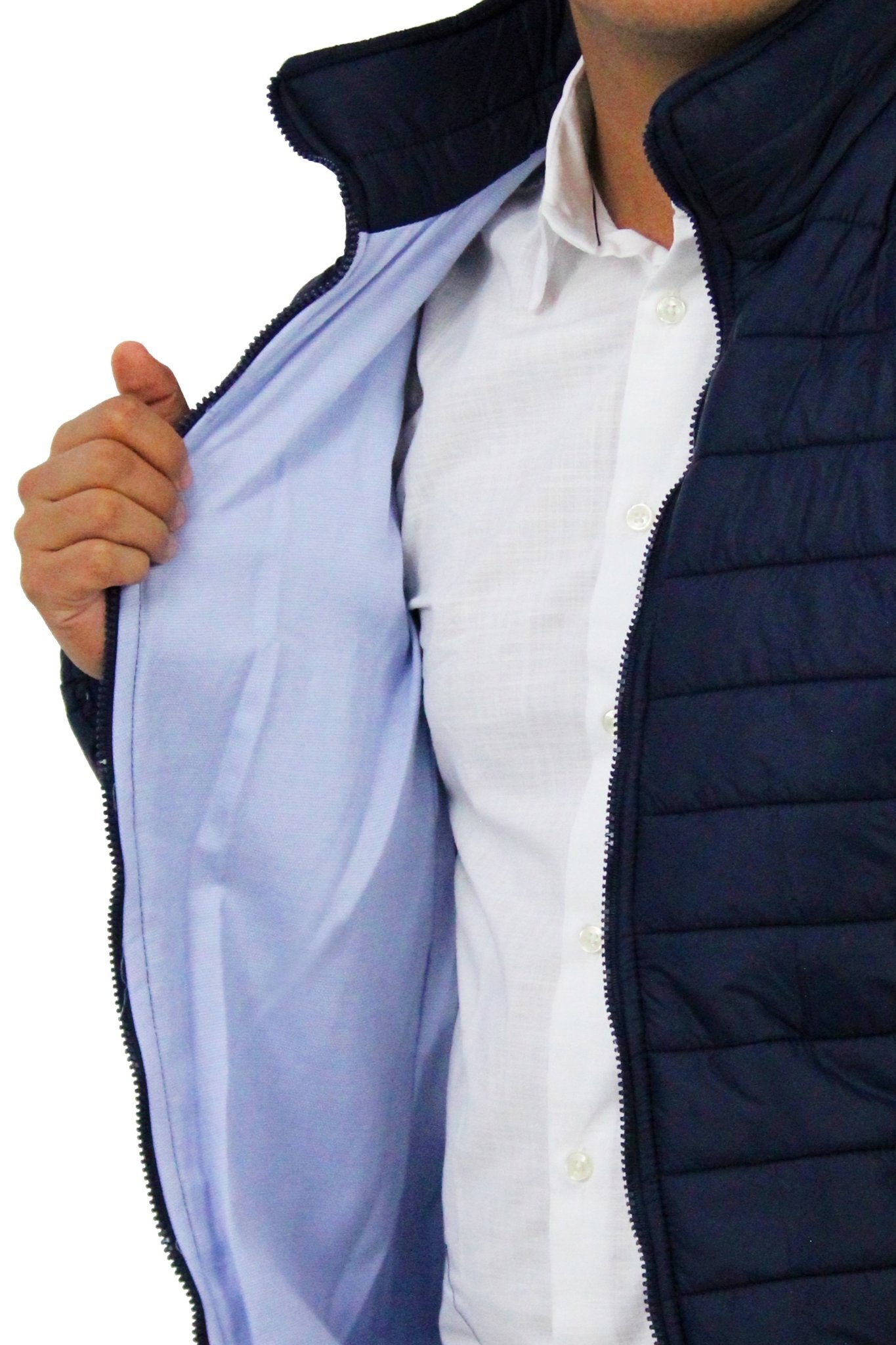 CHAMARRA CAPITONADA ALASKA HOMBRE #Color_Azul