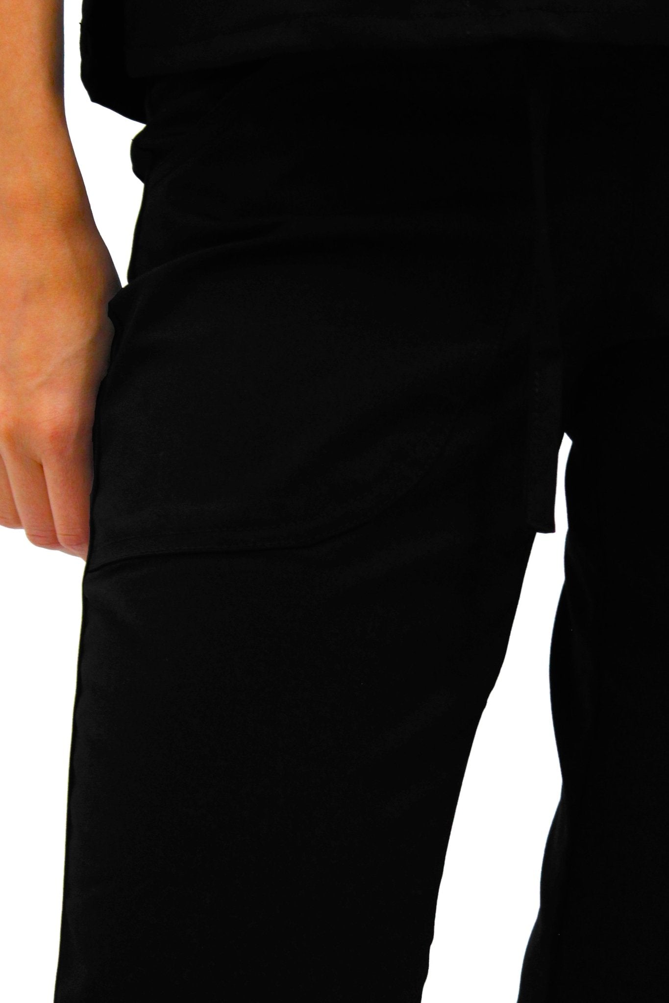 PANTALÓN MÉDICO PARA SCRUB ESTOCOLMO MUJER #Color_Negro