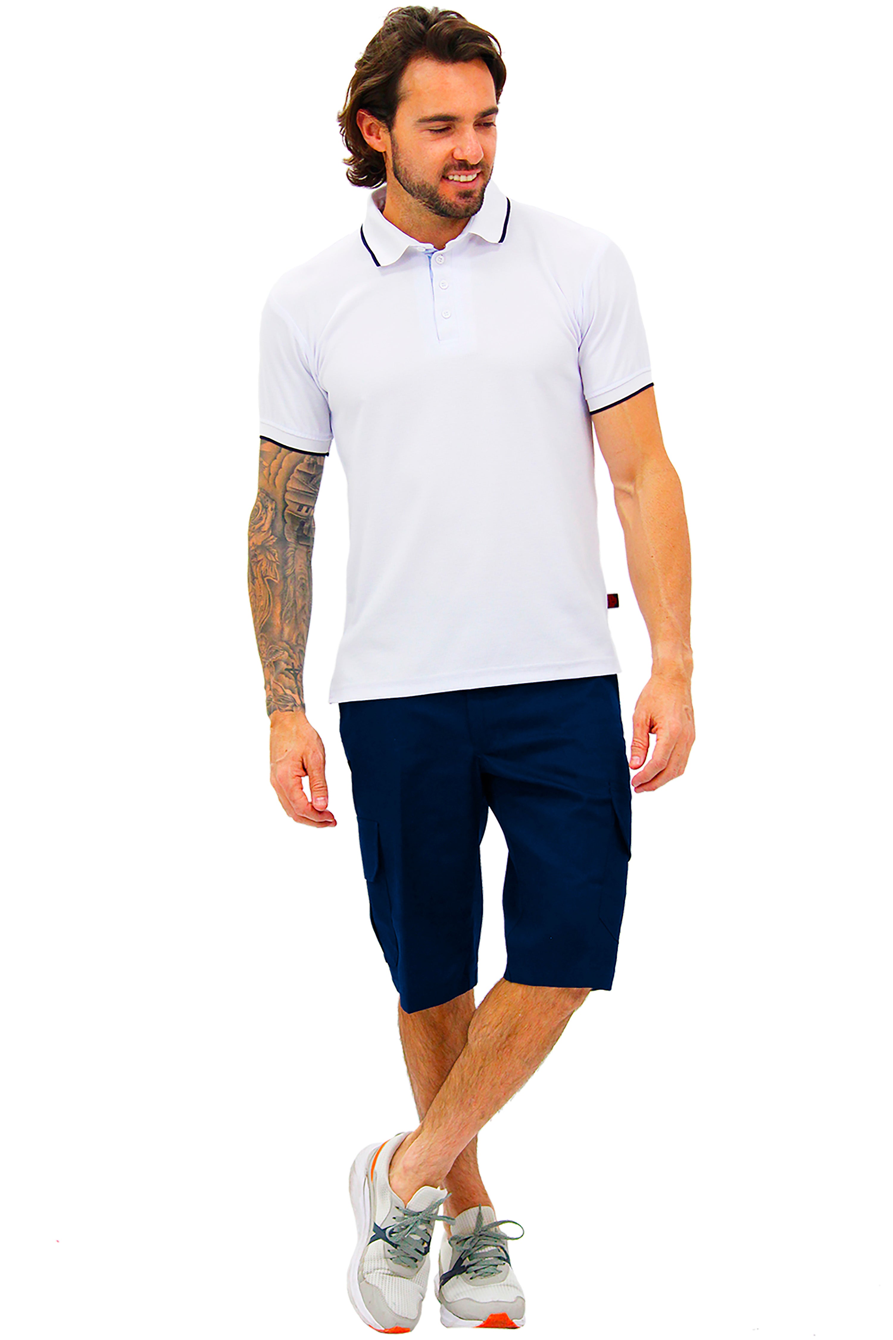 BERMUDAS TIPO CARGO HAWAI HOMBRE #Color_Azul