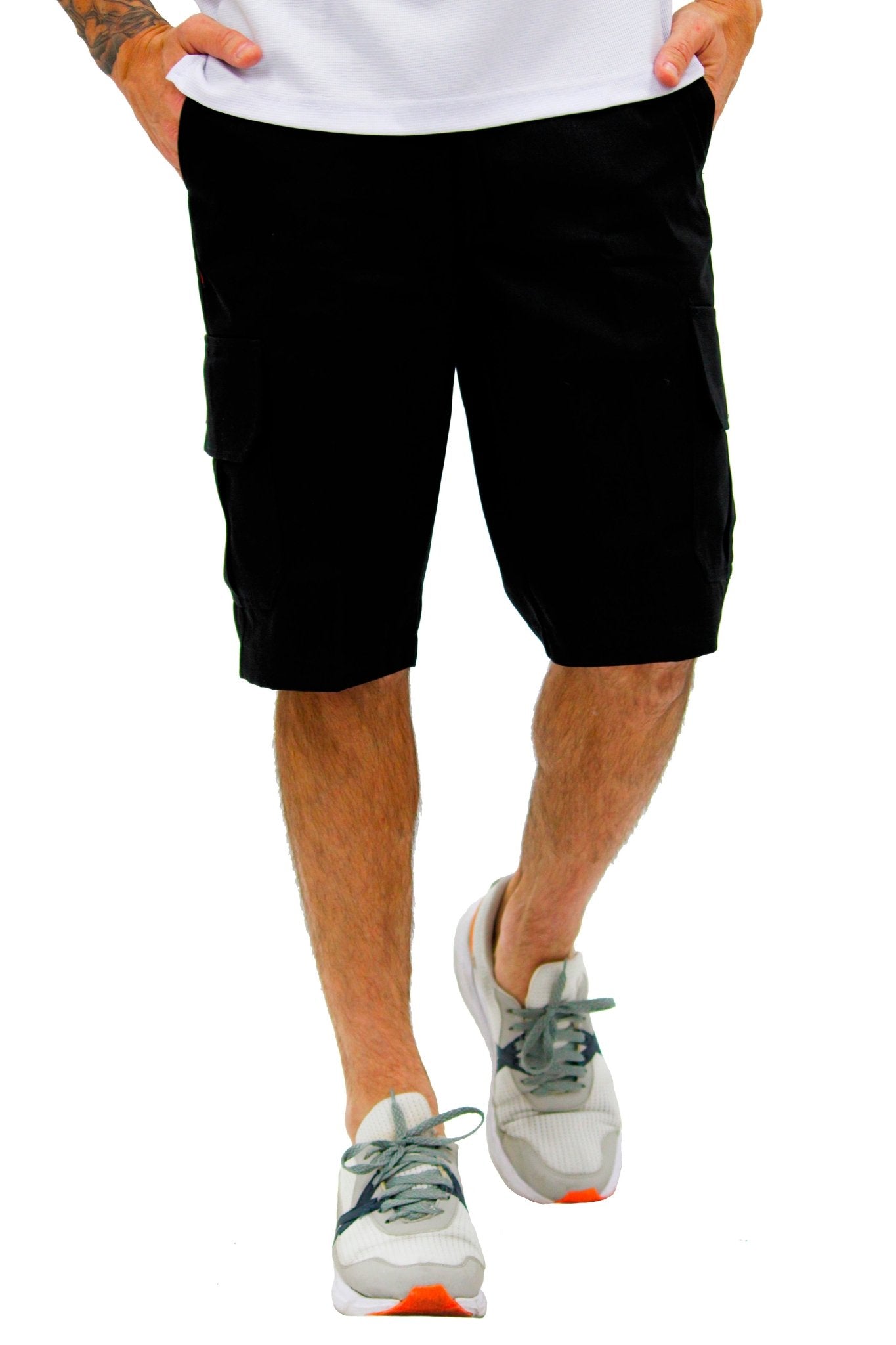 BERMUDAS TIPO CARGO HAWAI HOMBRE #Color_Negro