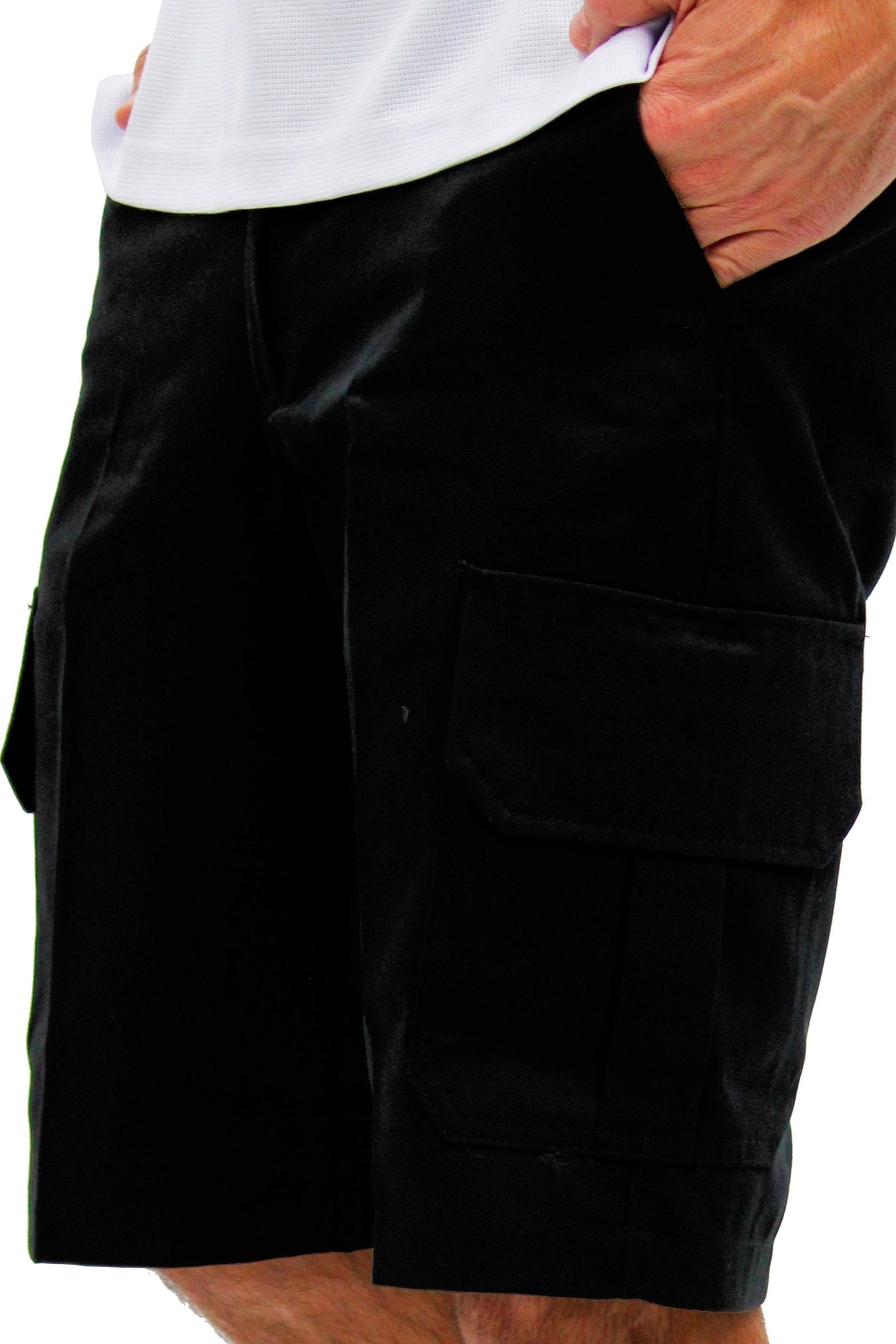 BERMUDAS TIPO CARGO HAWAI HOMBRE #Color_Negro