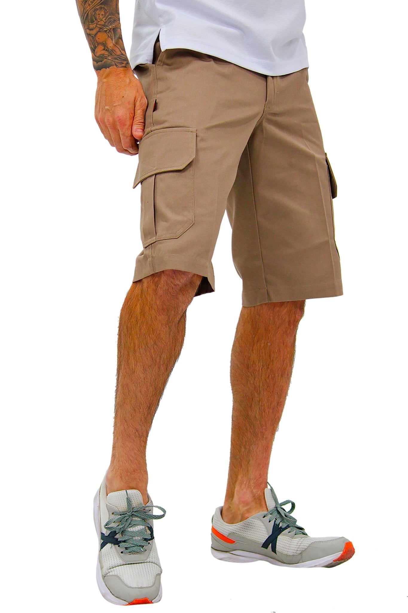 BERMUDAS TIPO CARGO HAWAI HOMBRE #Color_Cafe