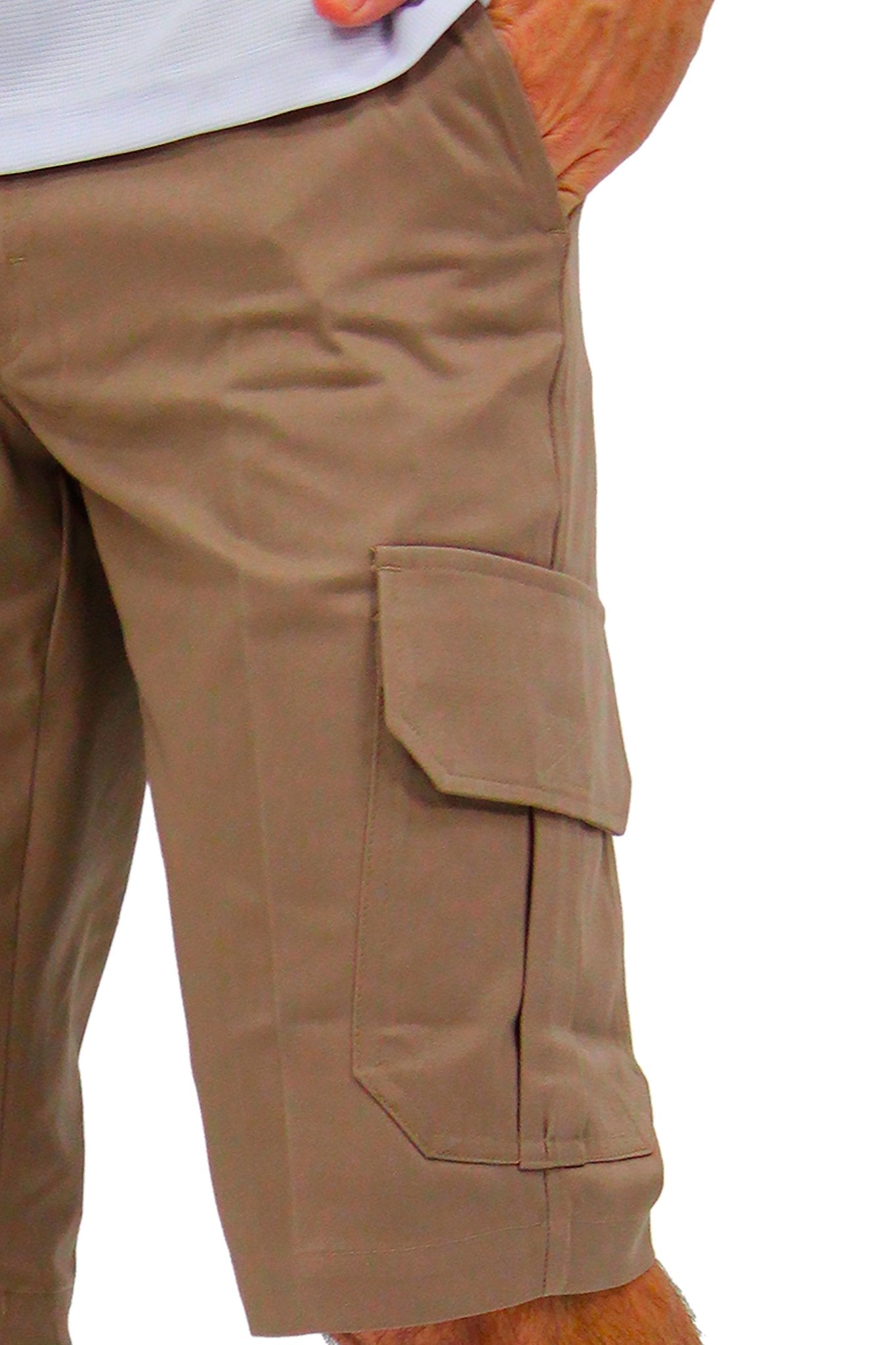 BERMUDAS TIPO CARGO HAWAI HOMBRE #Color_Cafe