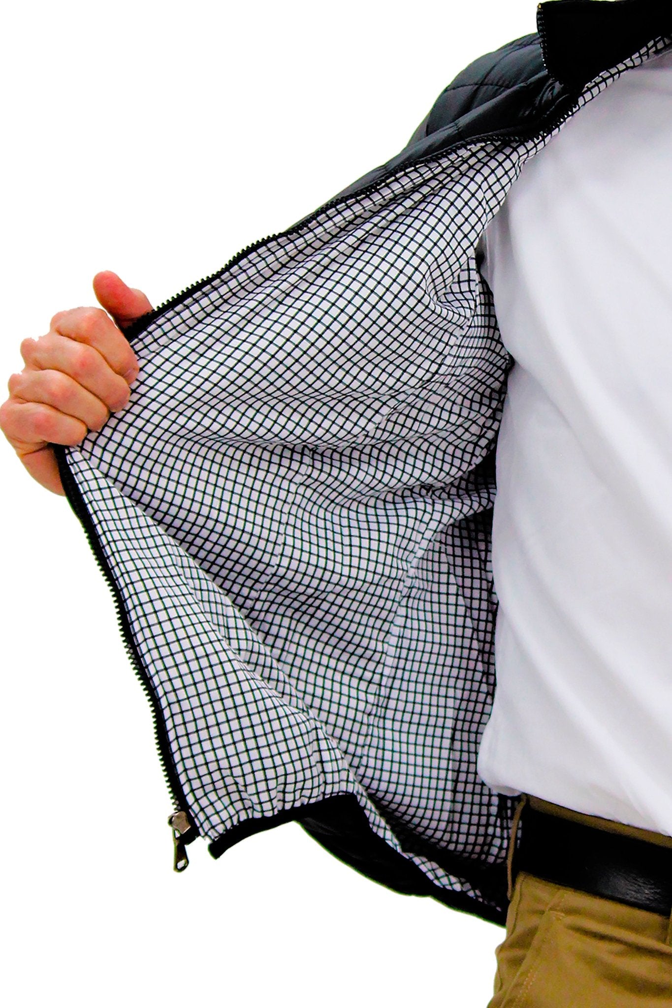 CHAMARRA CAPITONADA ALASKA HOMBRE #Color_Negro