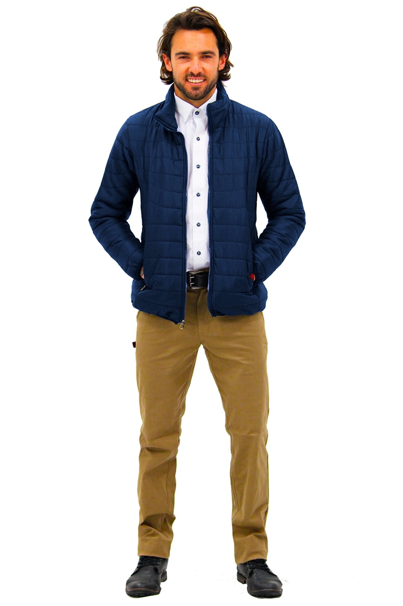 CHAMARRA CAPITONADA ALASKA HOMBRE #Color_Azul