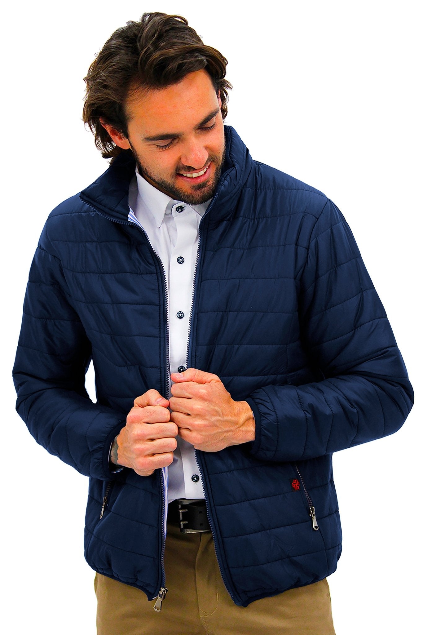 CHAMARRA CAPITONADA ALASKA HOMBRE #Color_Azul