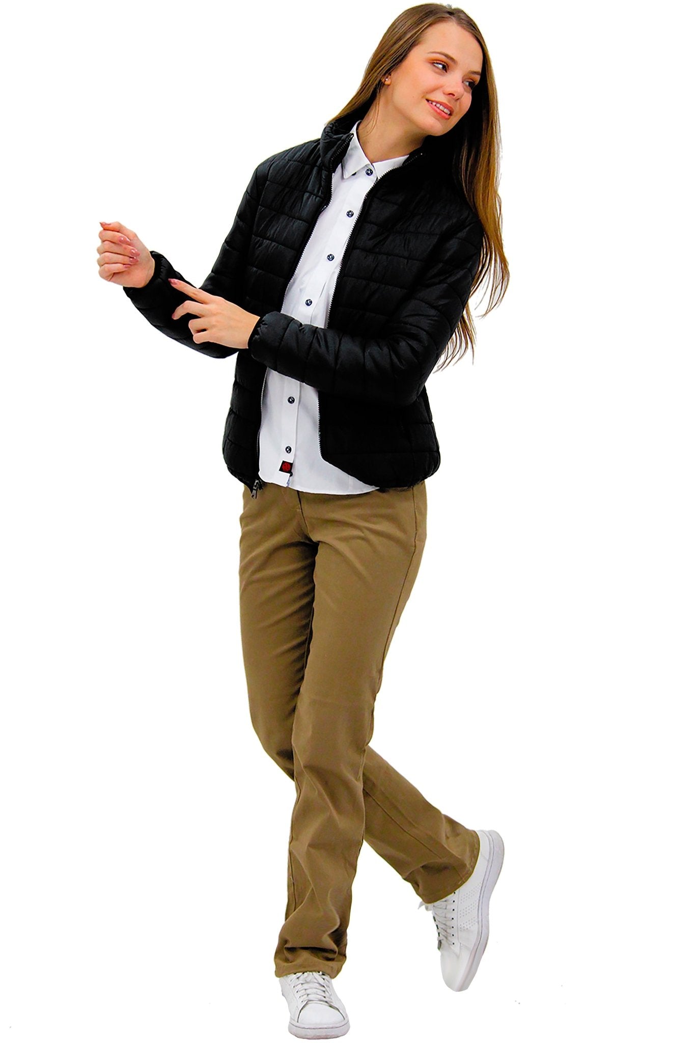 CHAMARRA CAPITONADA ALASKA MUJER #Color_Negro