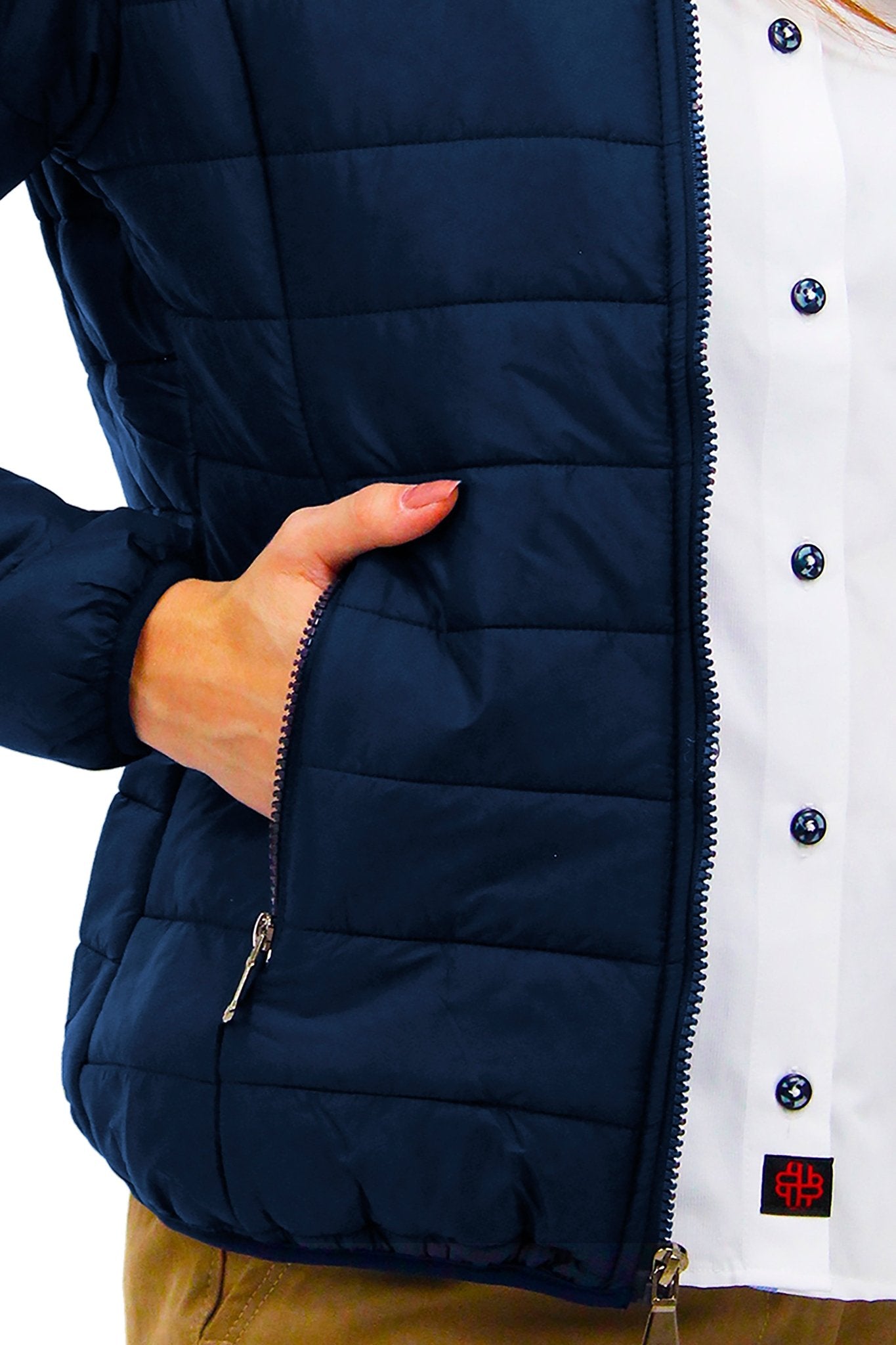 CHAMARRA CAPITONADA ALASKA MUJER #Color_Azul Marino