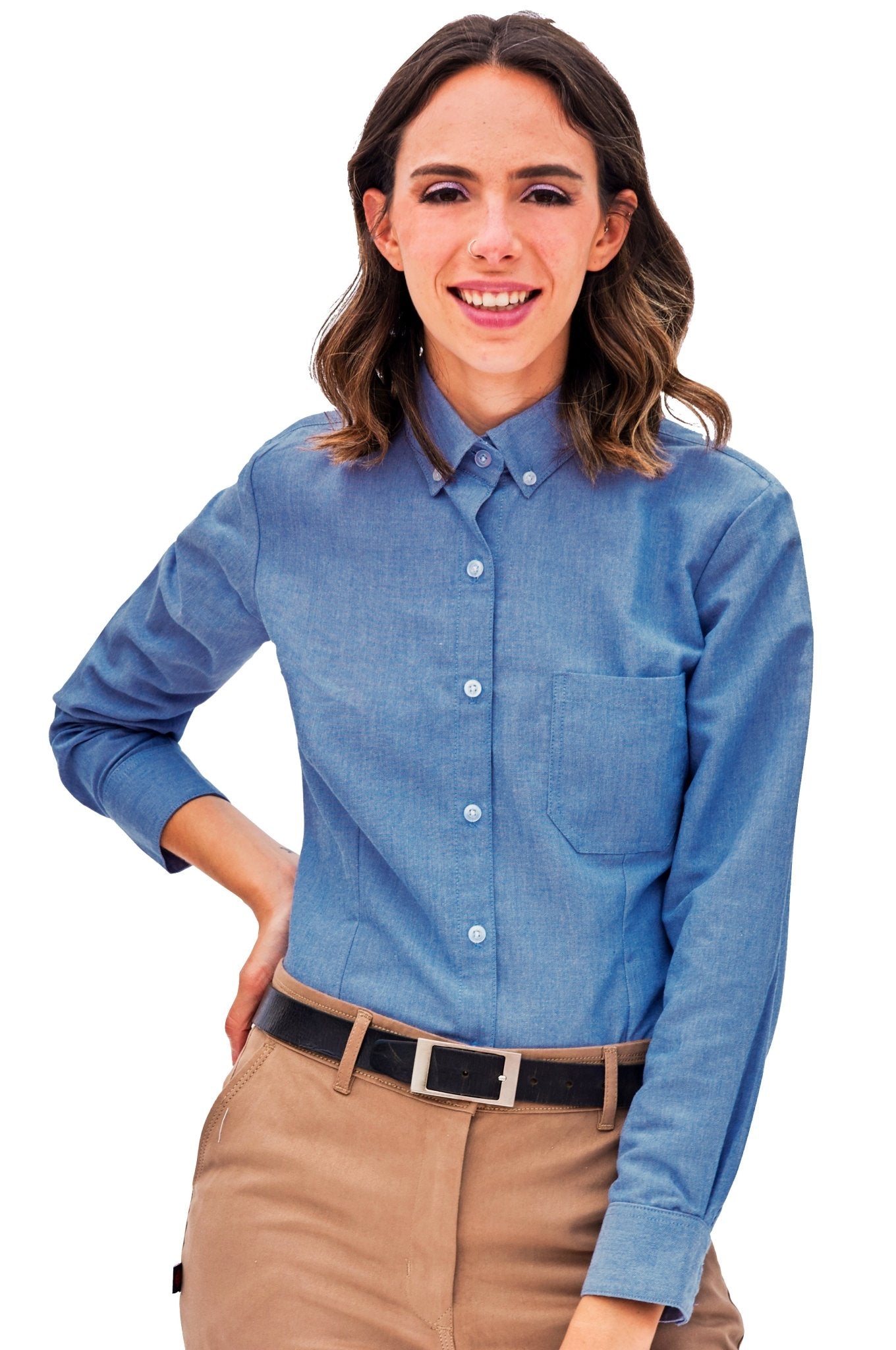 BLUSA FORMAL MANGA LARGA MONTENEGRO