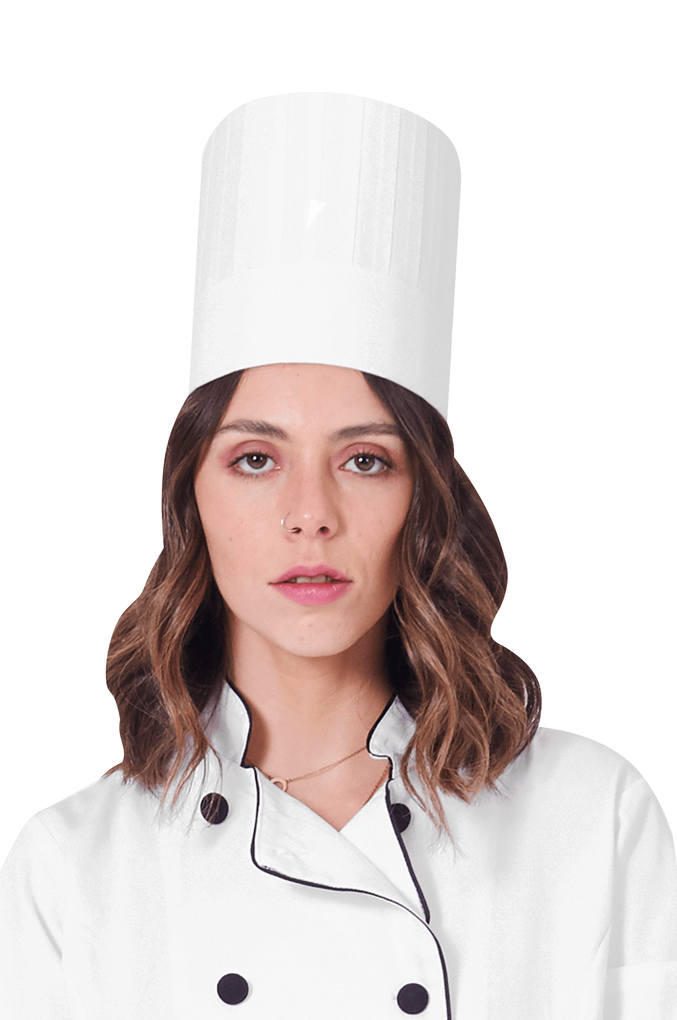 TOQUE BLANCHE GORRO PARA CHEF MARSELLA UNISEX #Color_Blanco