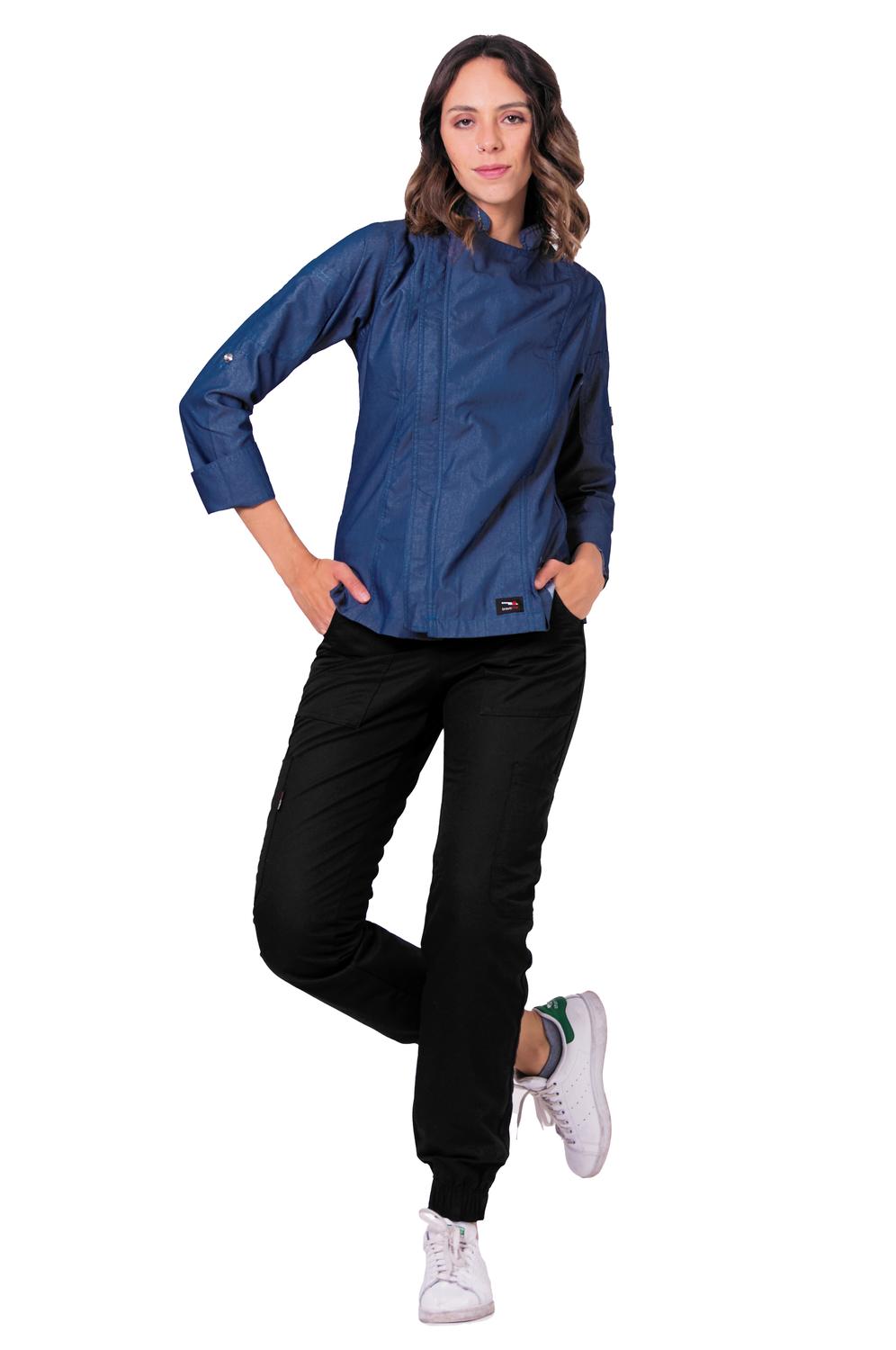 PANTALÓN CHEF JOGGER DUBÁI MUJER #Color_Negro