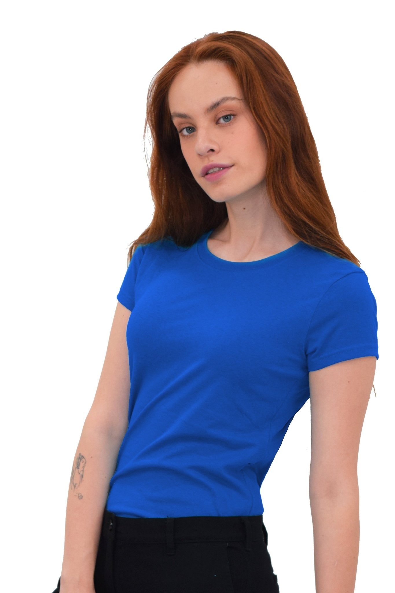 PLAYERA CUELLO REDONDO MALIBÚ MUJER #Color_Azul