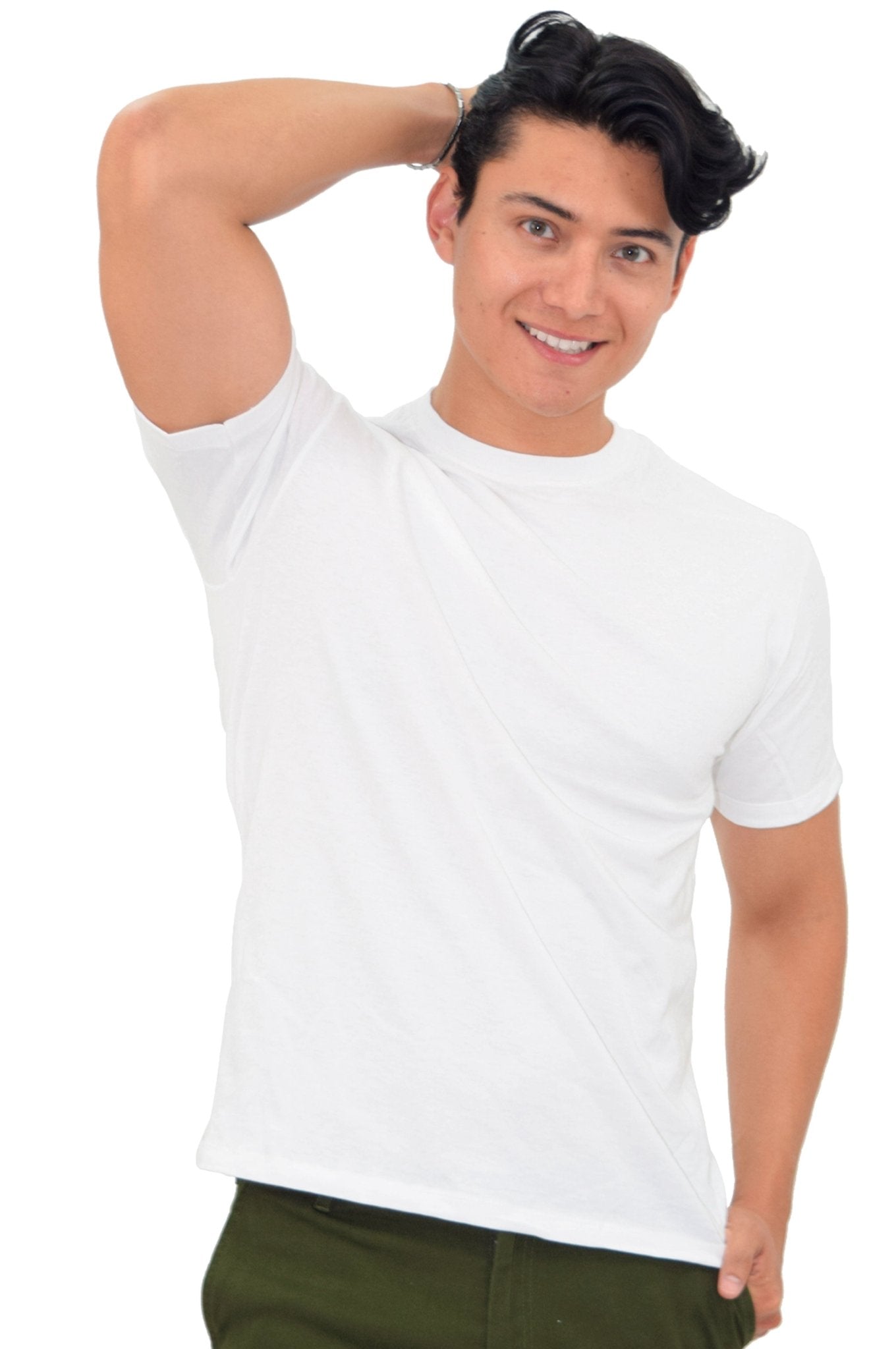 PLAYERA CUELLO REDONDO MALIBÚ HOMBRE #Color_Blanco