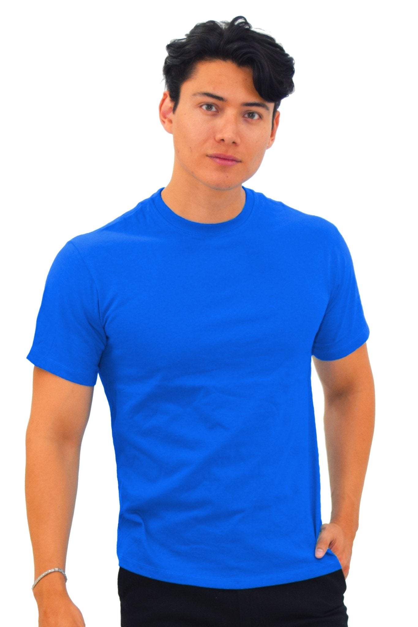 PLAYERA CUELLO REDONDO MALIBÚ HOMBRE #Color_Azul