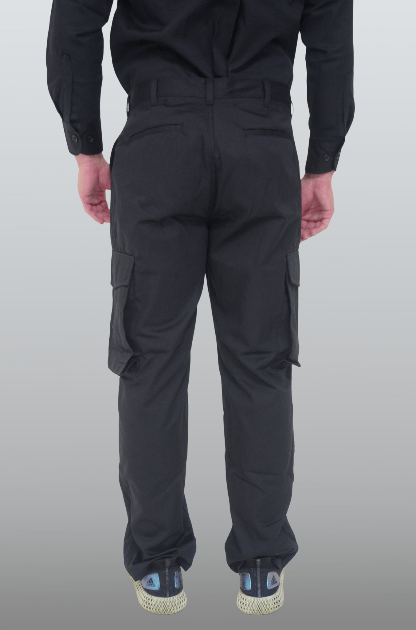 PANTALÓN INDUSTRIAL TIPO CARGO BANGKOK HOMBRE #Color_Negro