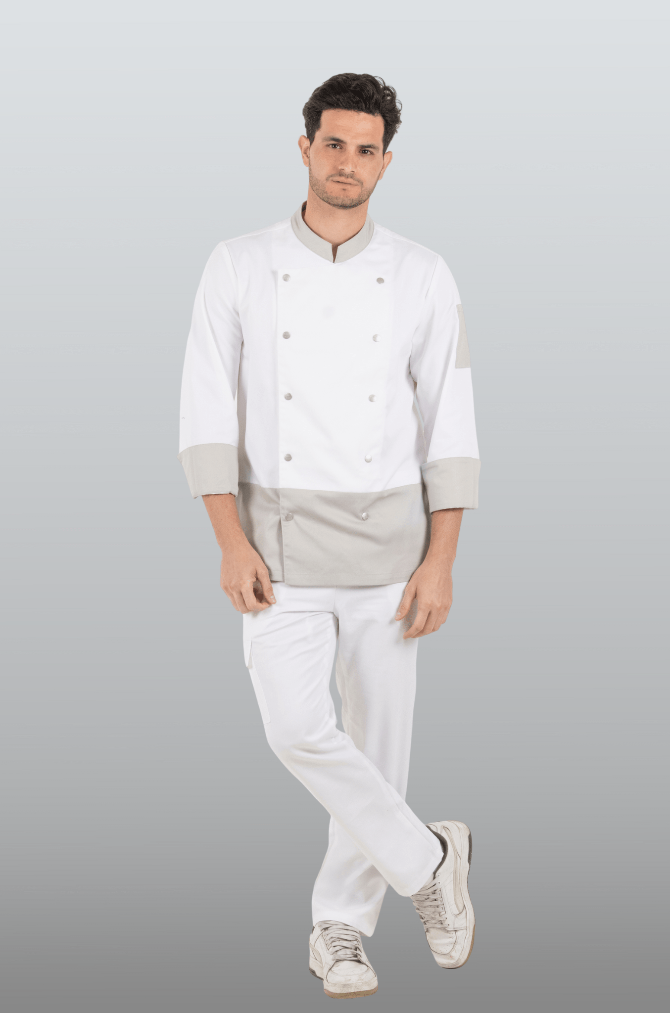 PANTALÓN DE CHEF DELHI CABALLERO #Color_Blanco
