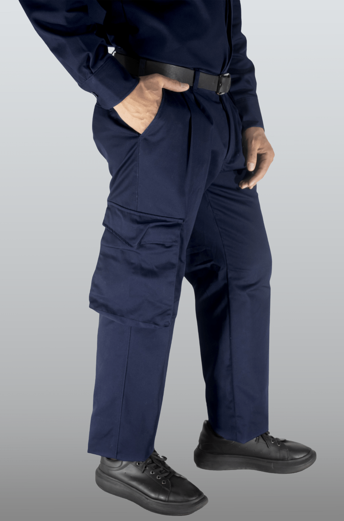 PANTALÓN INDUSTRIAL TIPO CARGO BANGKOK HOMBRE #Color_Azul Marino