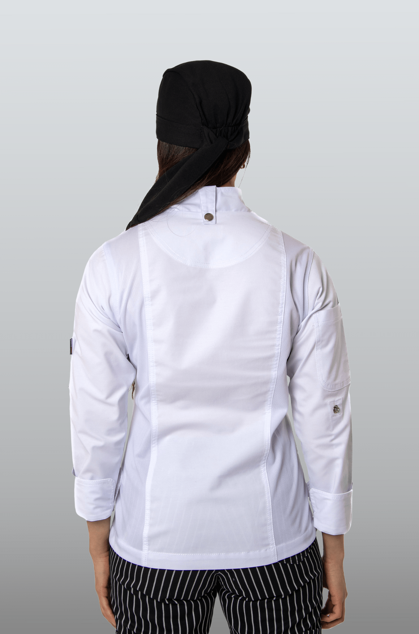 FILIPINA CHEF CON CIERRE FRONTAL VIENA MUJER #Color_Blanco