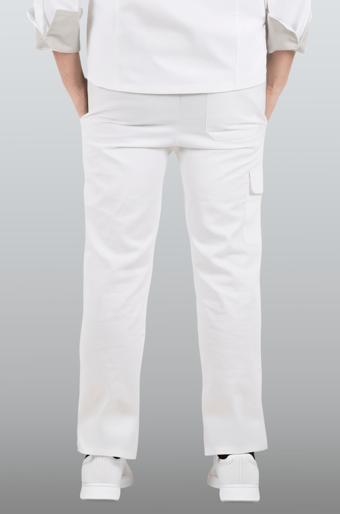 PANTALÓN DE CHEF DELHI CABALLERO #Color_Blanco