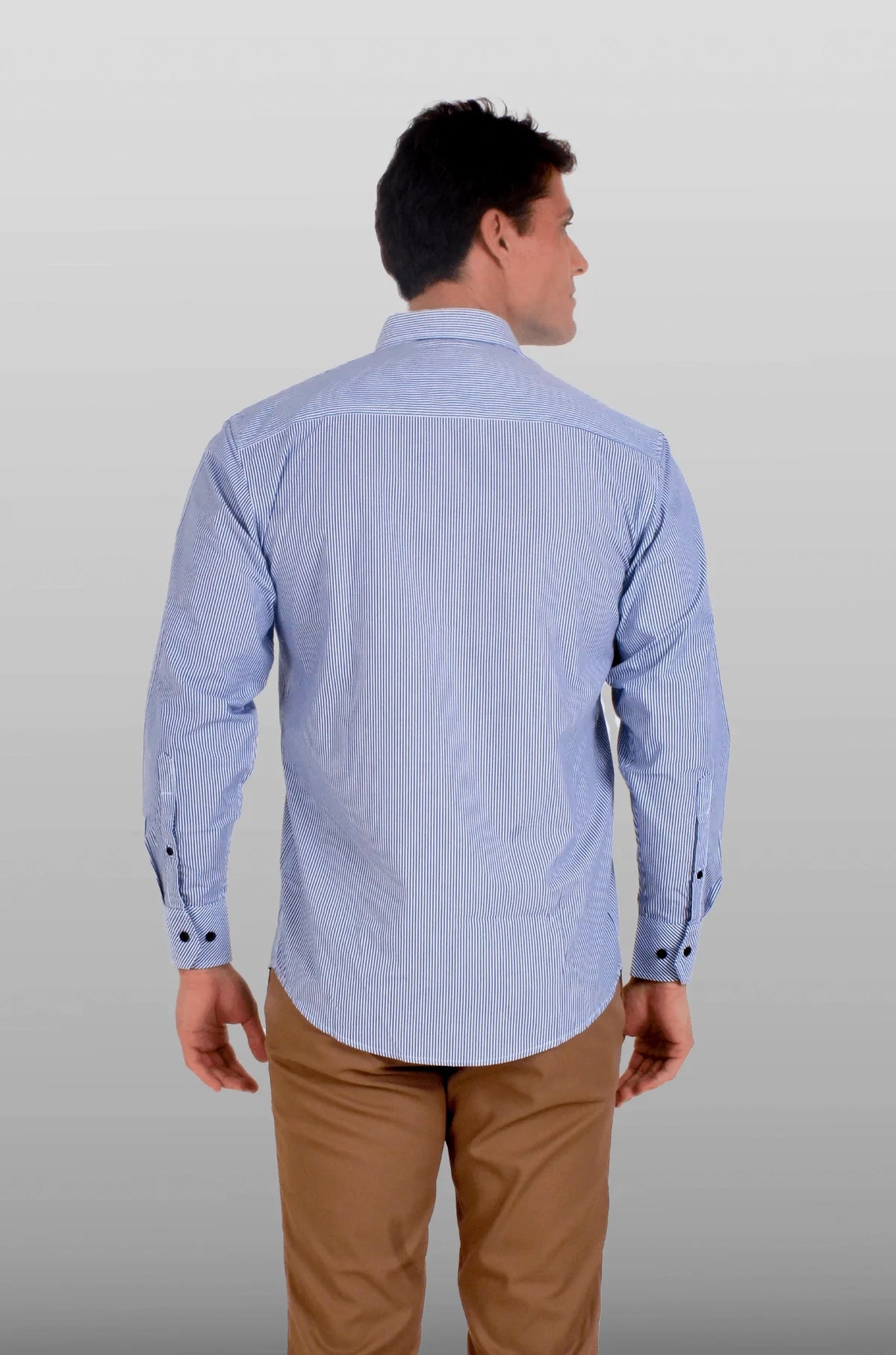 CAMISA EJECUTIVA CORTE REGULAR MÚNICH HOMBRE #Color_Azul
